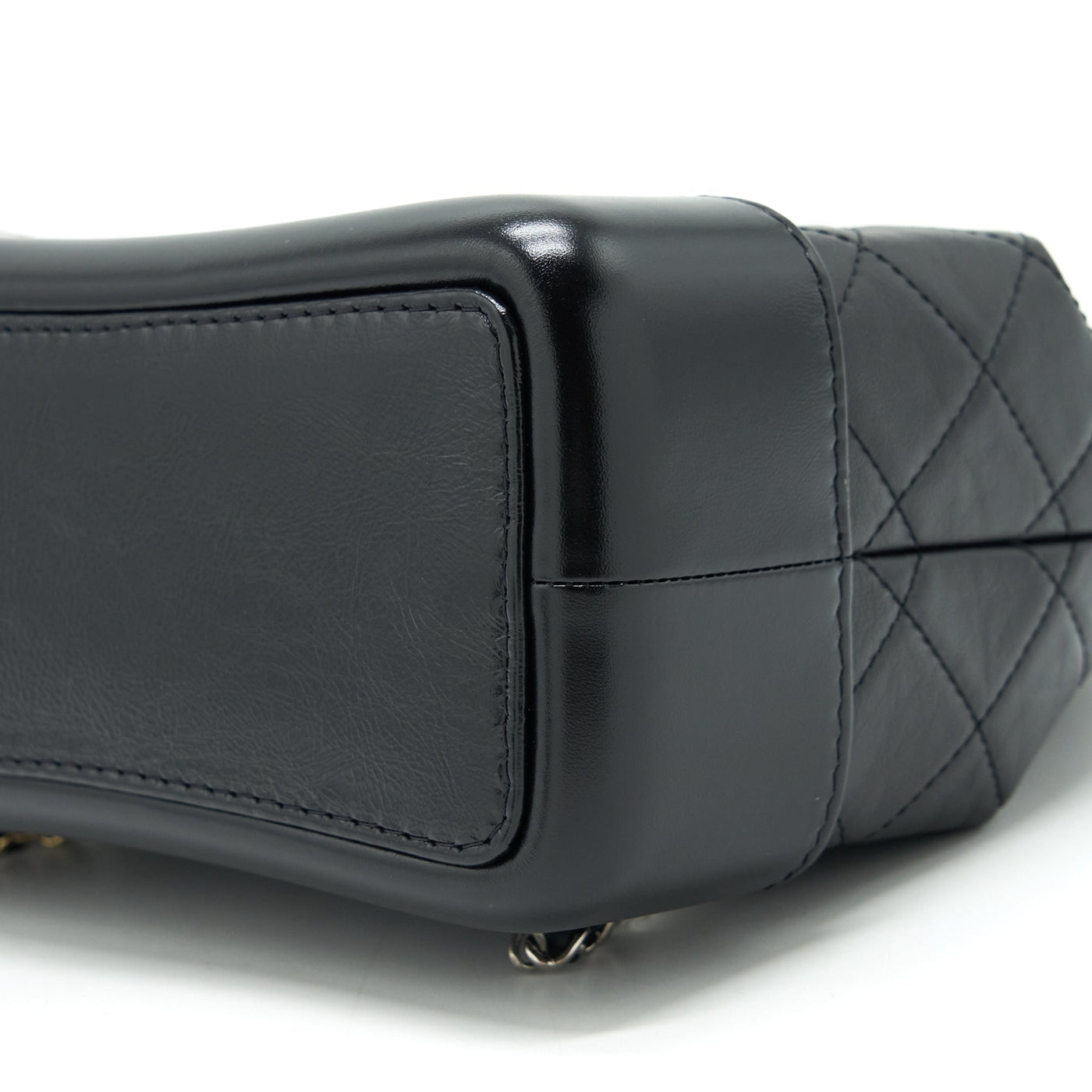 CHANEL SMALL GABRIELLE BACKPACK CALFSKIN BLACK MULTICOLOUR HARDWARE