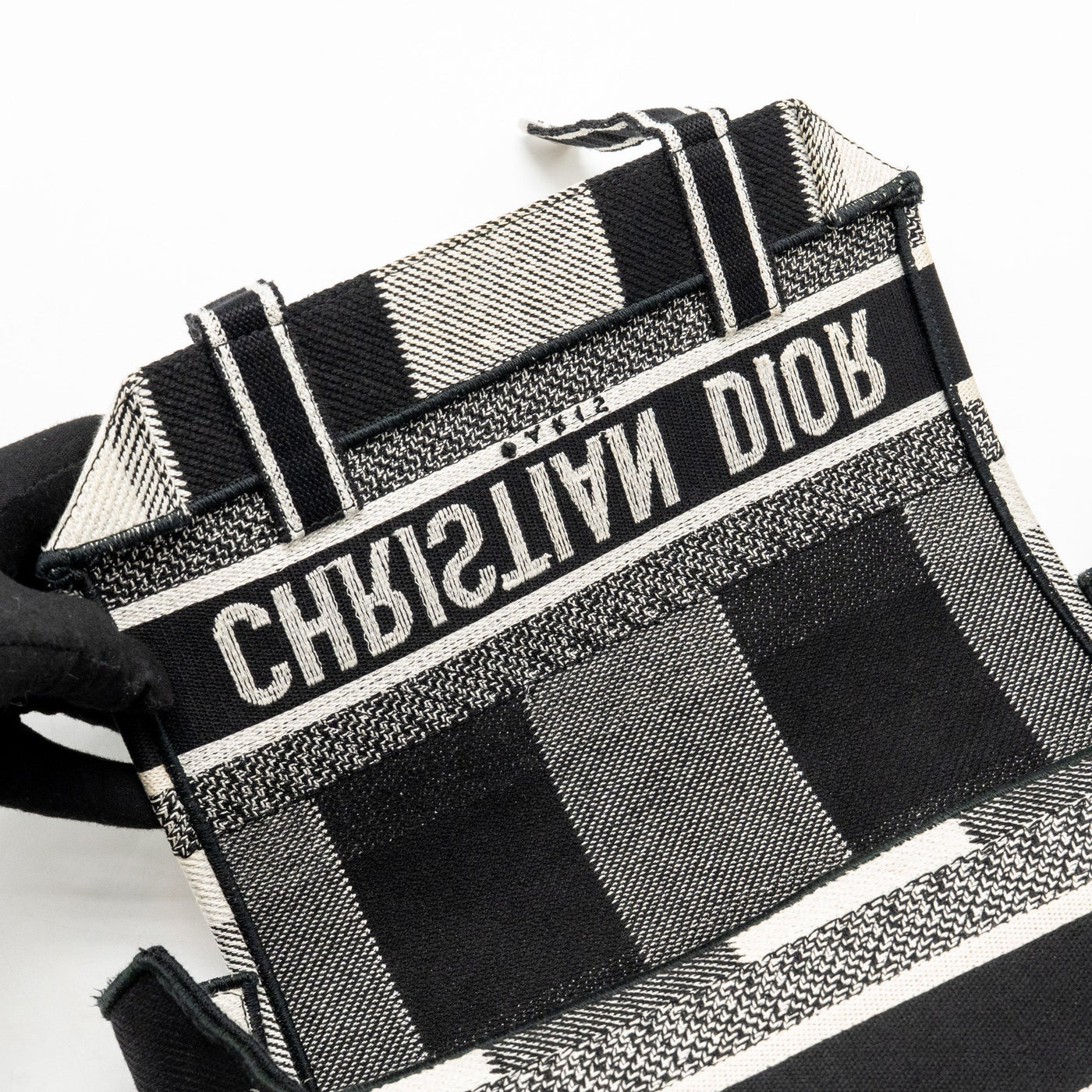DIOR DIORCAMP MESSENGER BAG CANVAS BLACK/WHITE SHW