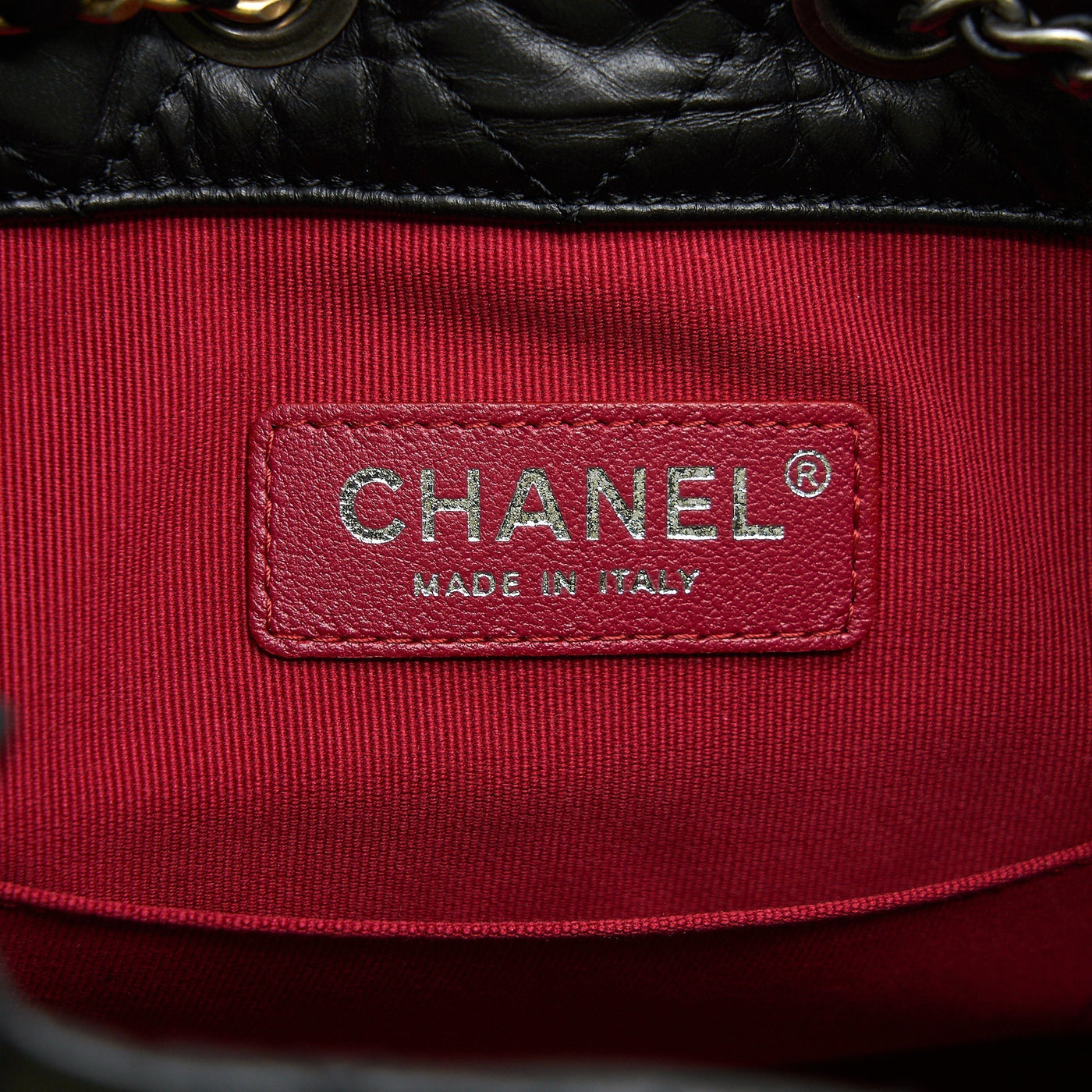 CHANEL SMALL GABRIELLE BACKPACK BLACK RUTHENIUM SHW(MICROCHIP)