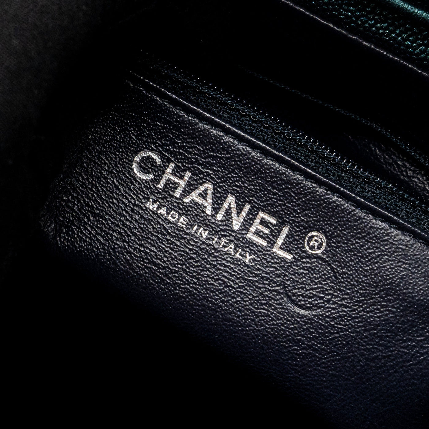CHANEL 18B FILIGREE BACKPACK CAVIAR IRIDESCENT DARK TURQUOISE MULTICOLOUR HARDWARE
