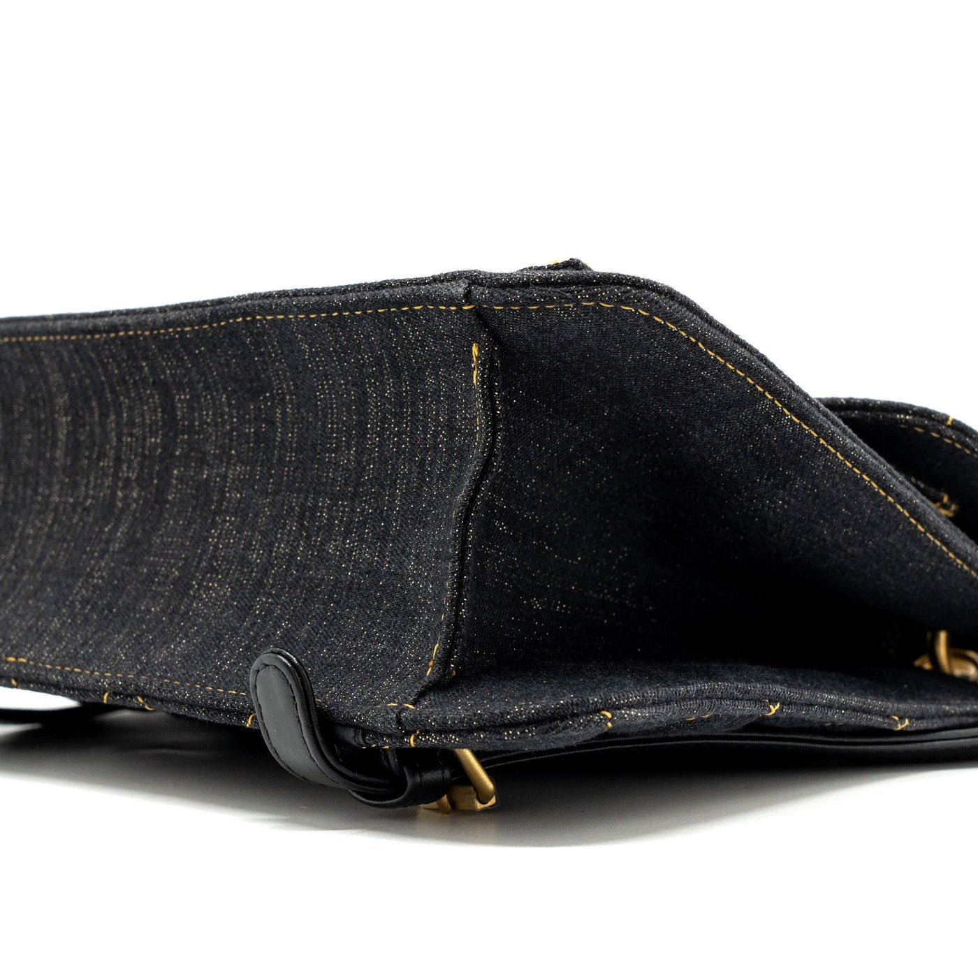 CHANEL 23S FLAP BACKPACK DENIM DARK BLUE BRUSHED GHW (MICROCHIP)