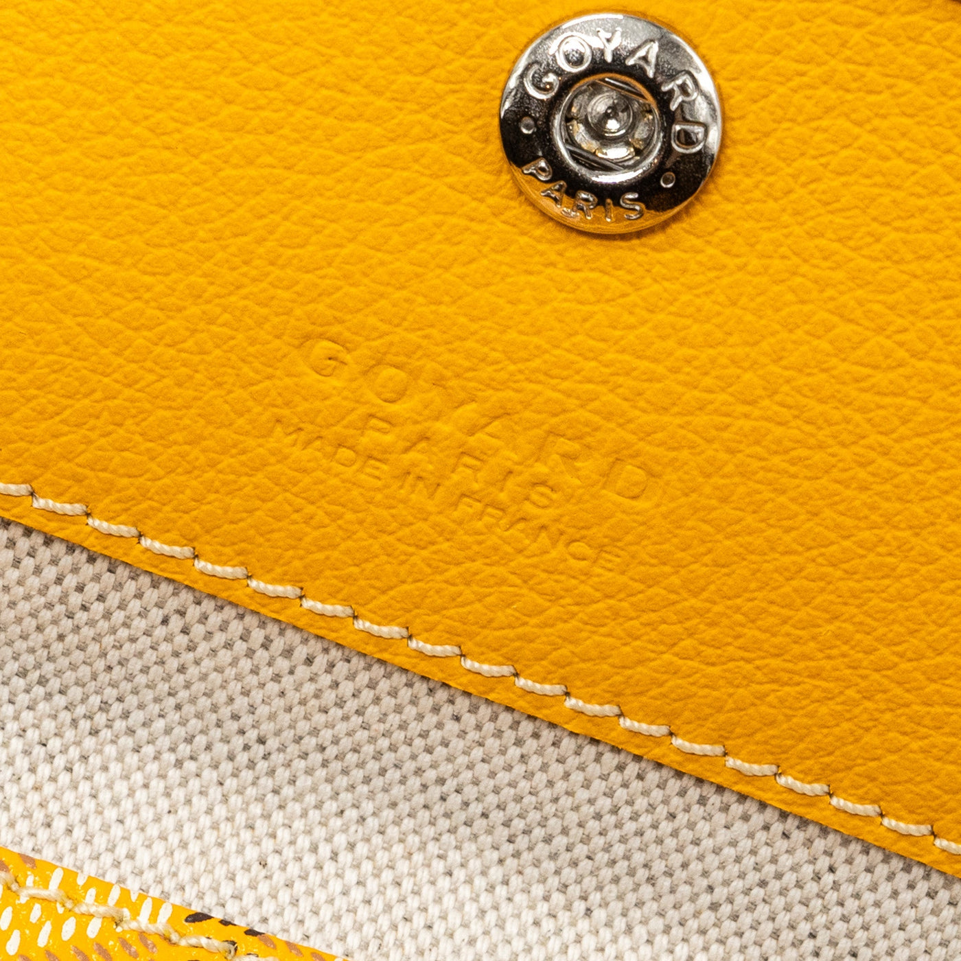 GOYARD SAINT LOUIS PM TOTE BAG CANVAS YELLOW SHW