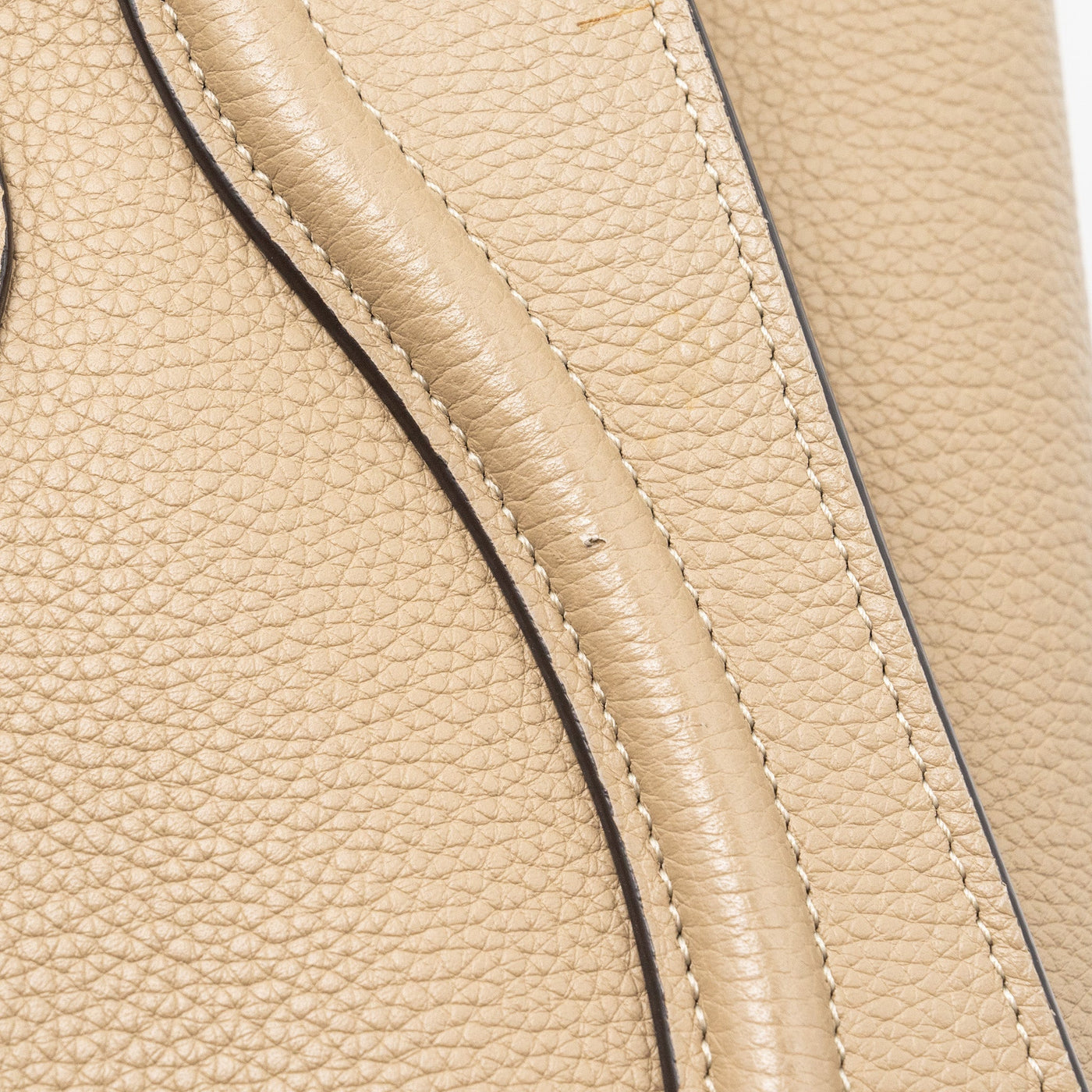 CELINE MICRO LUGGAGE BAG CALFSKIN DUNE SHW