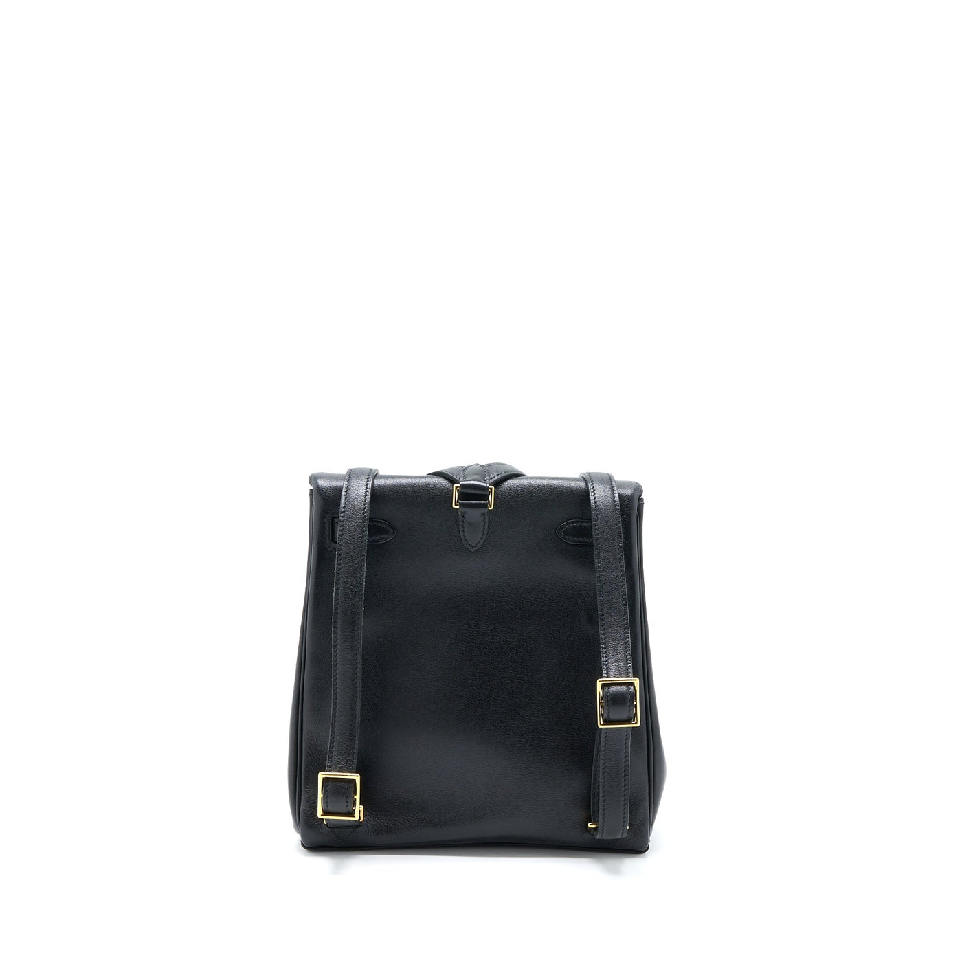 HERMES VINTAGE KELLY ADO BACKPACK 20CM SWIFT BLACK GHW