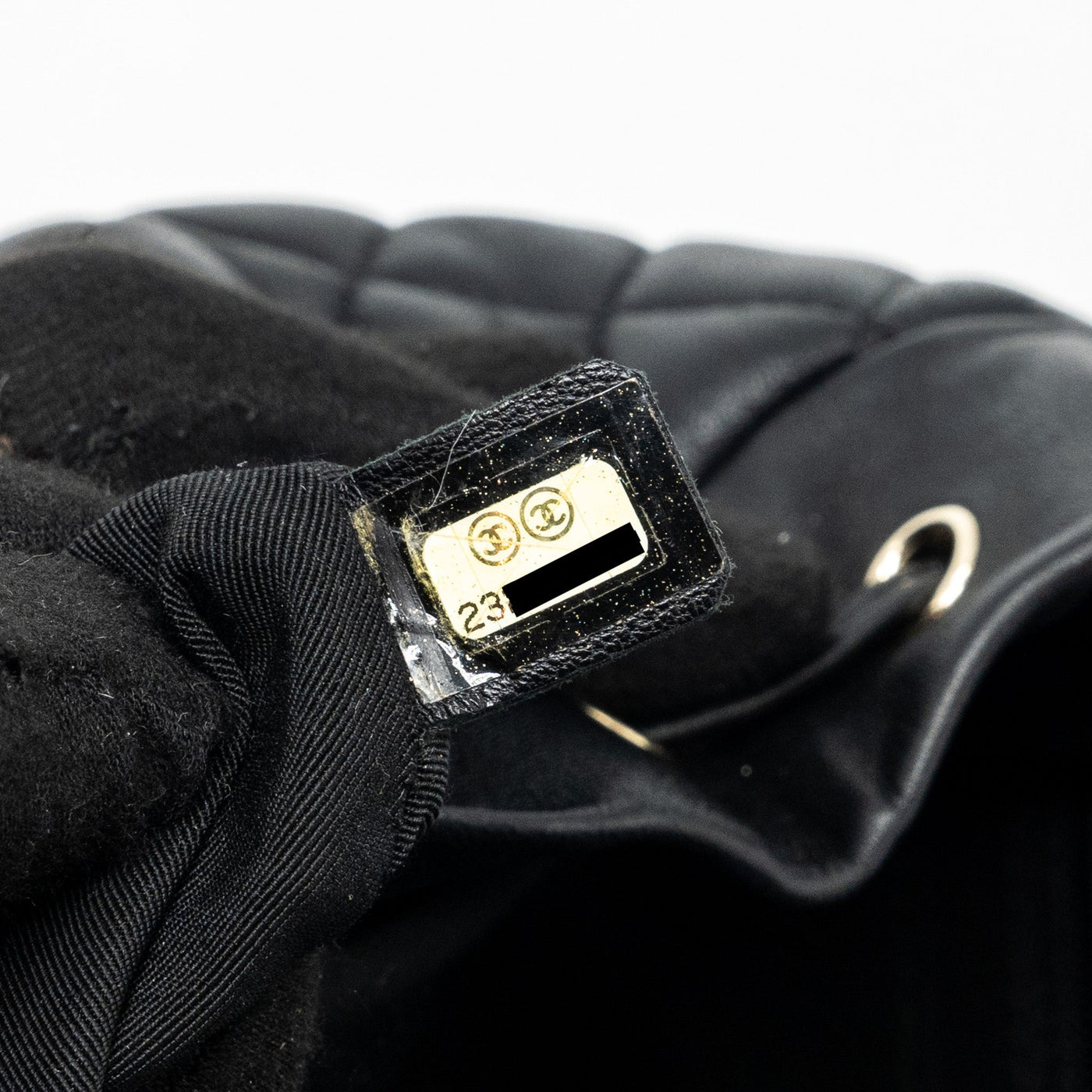 CHANEL QUILTED FLAP BACKPACK LAMBSKIN BLACK GHW
