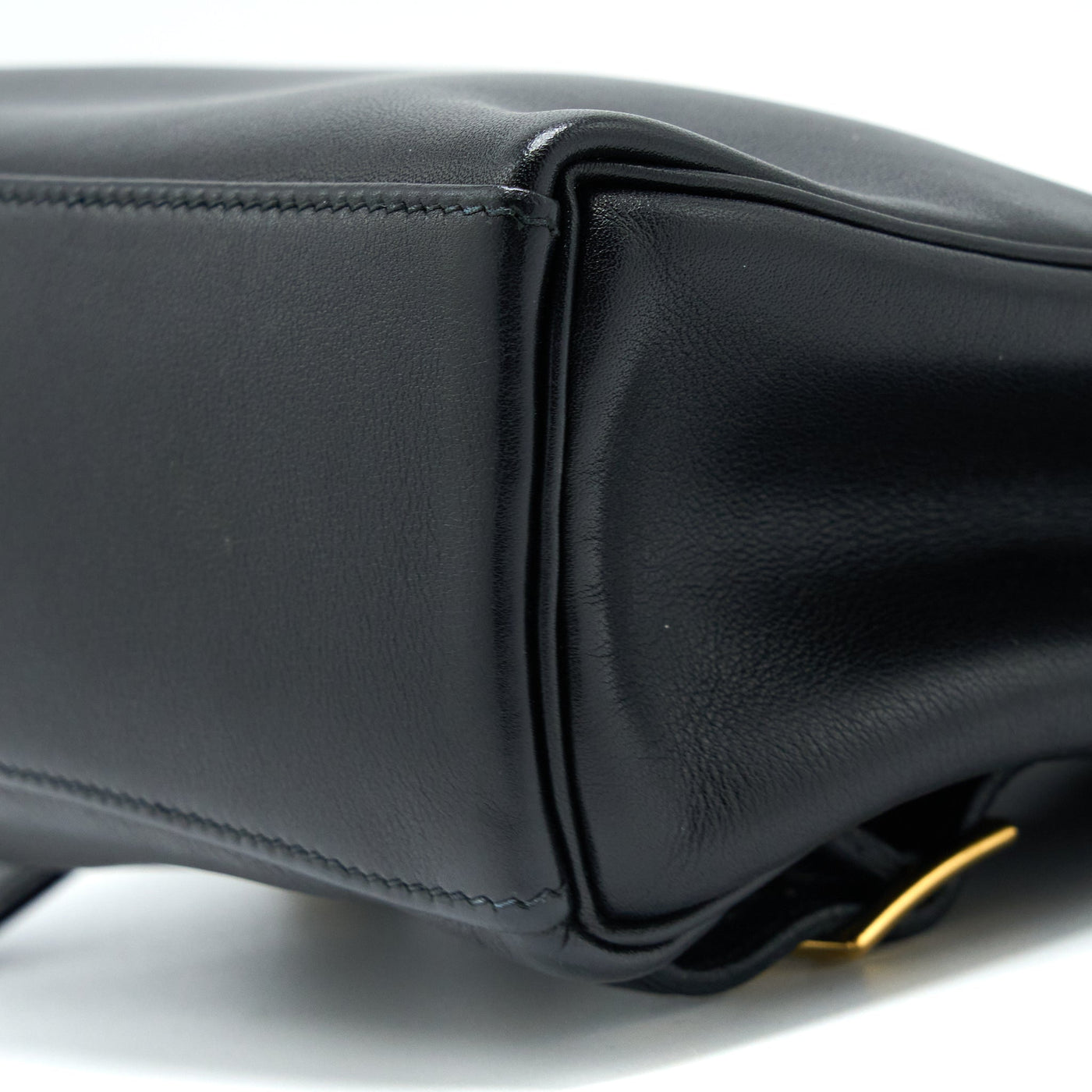 HERMES VINTAGE KELLY ADO BACKPACK 20CM SWIFT BLACK GHW