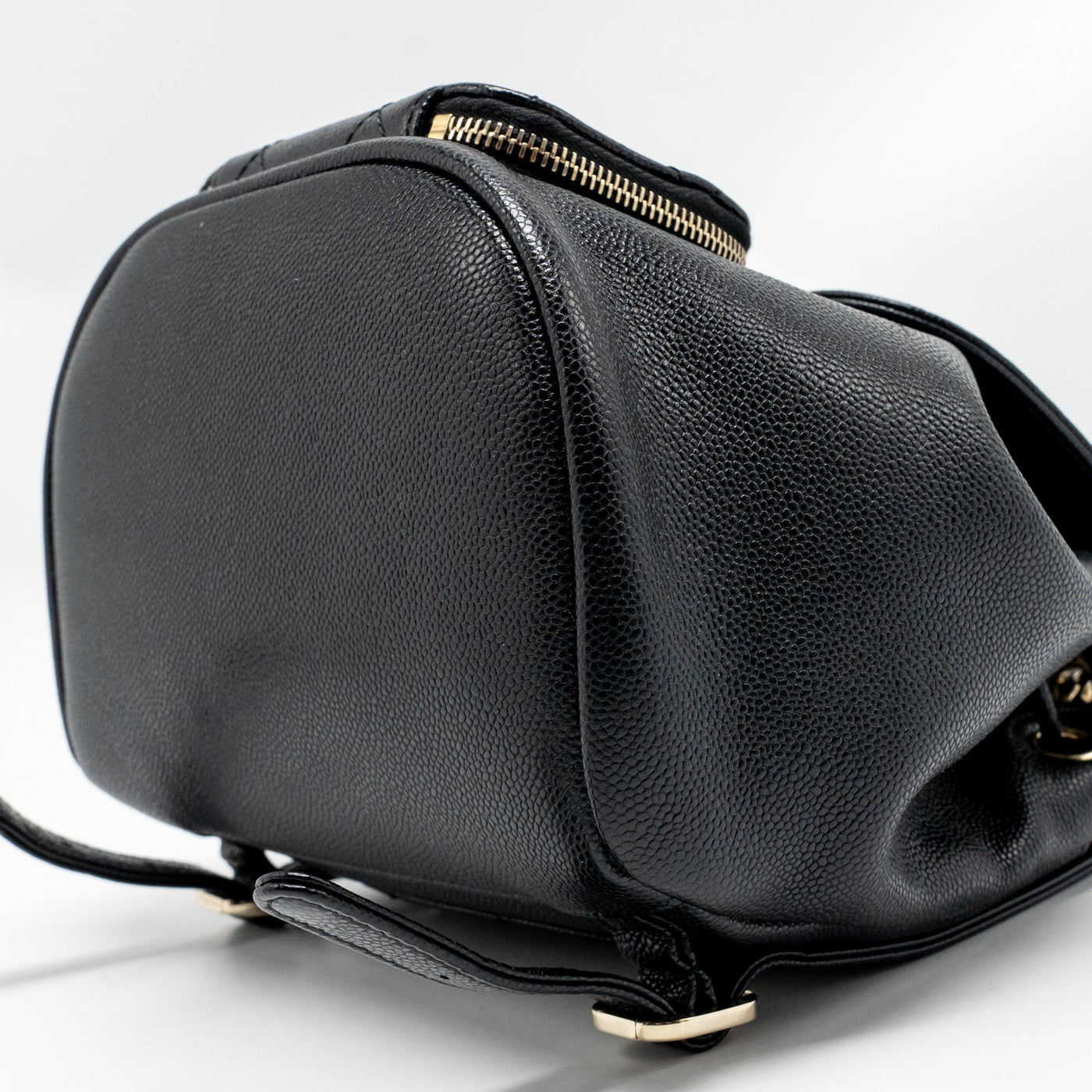 CHANEL AFFINITY BACKPACK CAVIAR BLACK LGHW (MICROCHIP)
