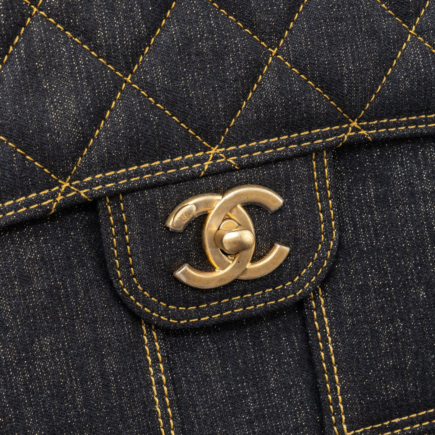 CHANEL 23S FLAP BACKPACK DENIM DARK BLUE BRUSHED GHW (MICROCHIP)