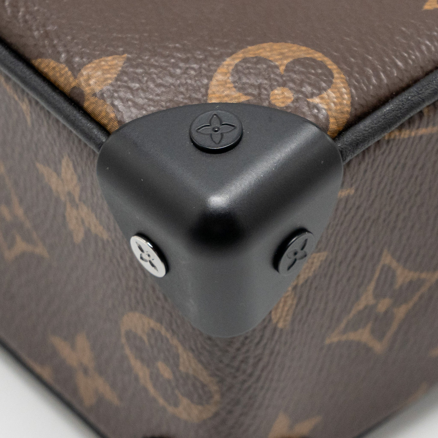 LOUIS VUITTON MINI SOFT TRUNK MONOGRAM CANVAS MARA-BLACK/ORANGE HARDWARE
