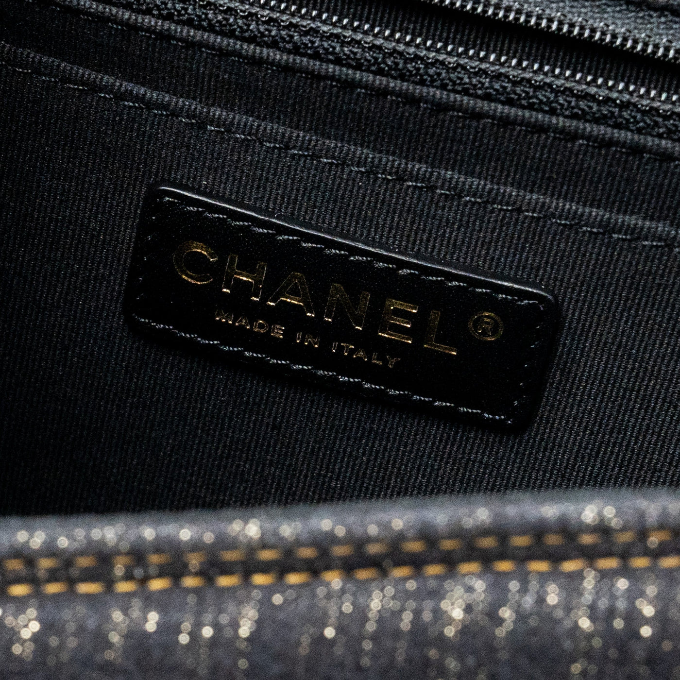 CHANEL 23S FLAP BACKPACK DENIM DARK BLUE BRUSHED GHW (MICROCHIP)