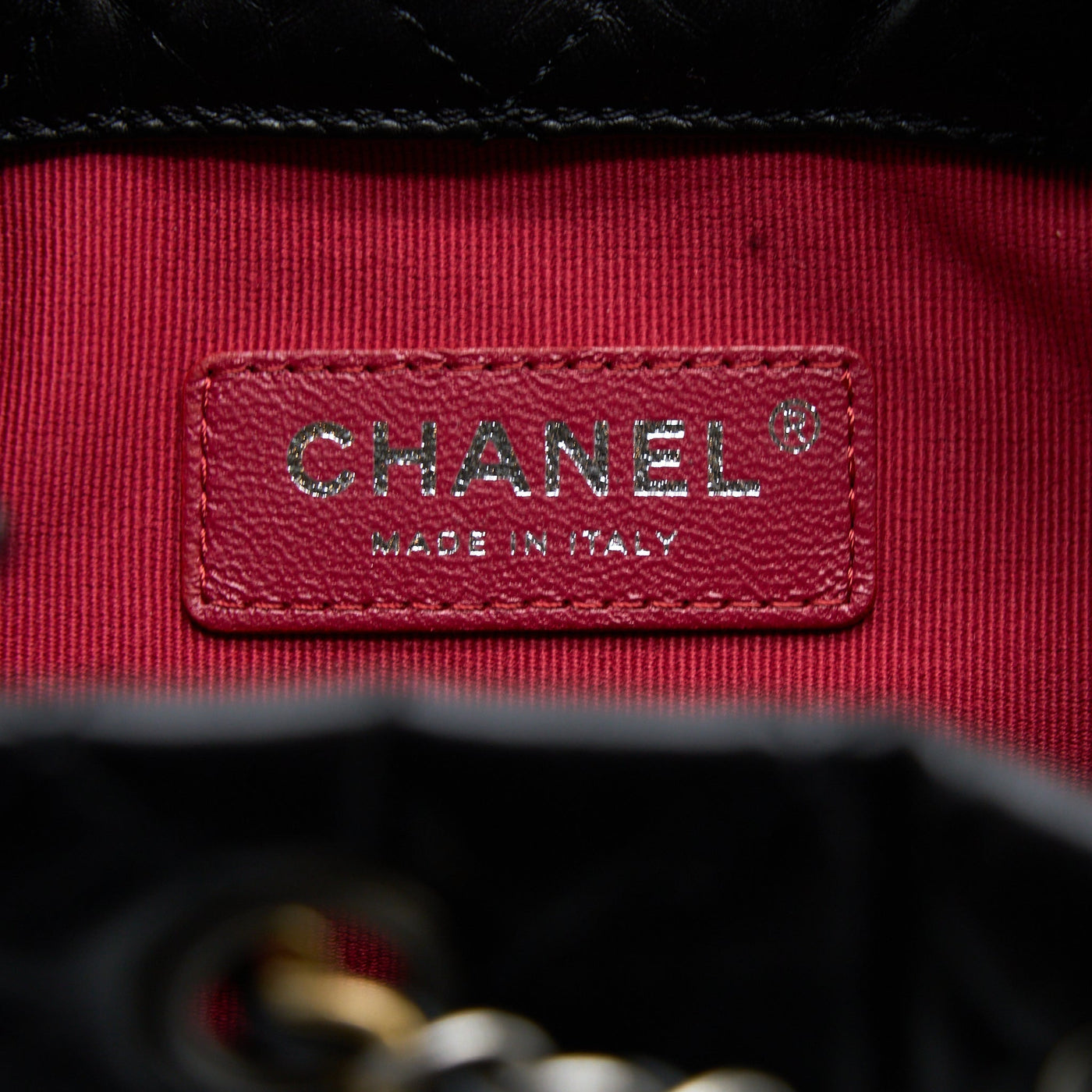 CHANEL SMALL GABRIELLE BACKPACK CALFSKIN BLACK MULTICOLOUR HARDWARE (MICROCHIP)