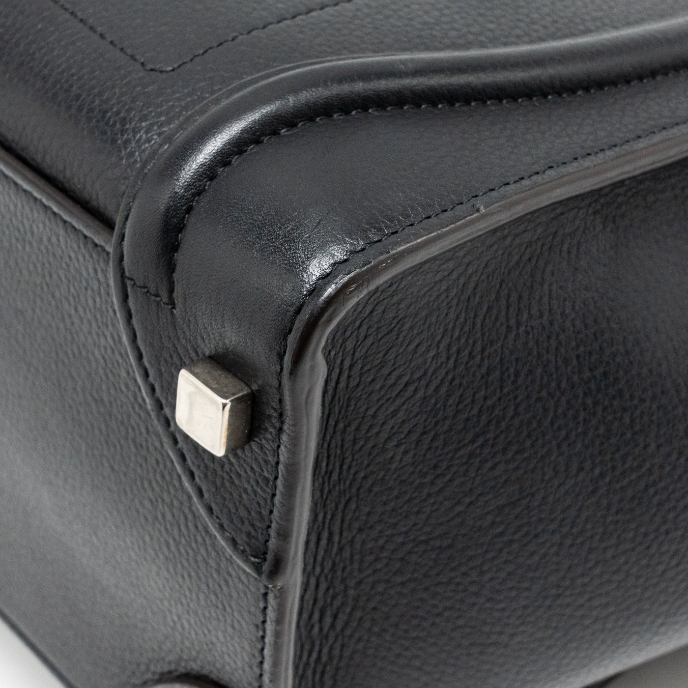 CELINE MICRO LUGGAGE BAG CALFSKIN BLACK SHW
