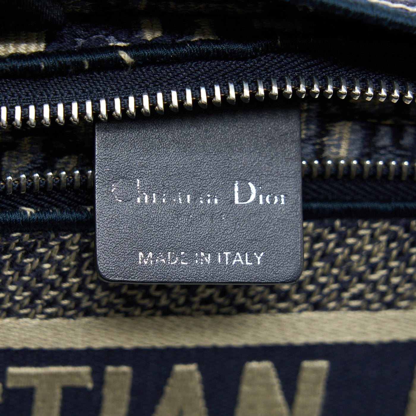 DIOR CROSSBODY MESSENGER BAG BLUE OBLIQUE CANVAS