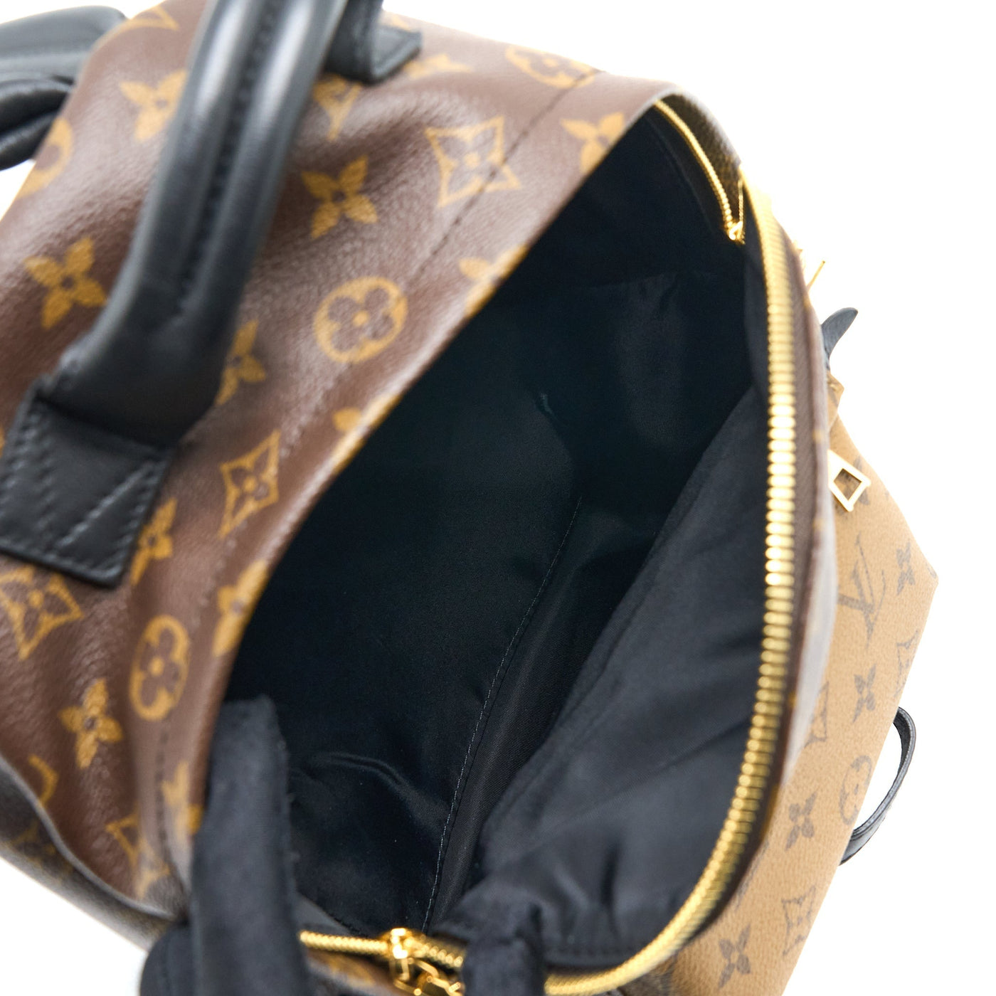 LOUIS VUITTON PALM SPRING BACKPACK PM MONOGRAM REVERSE CANVAS GHW