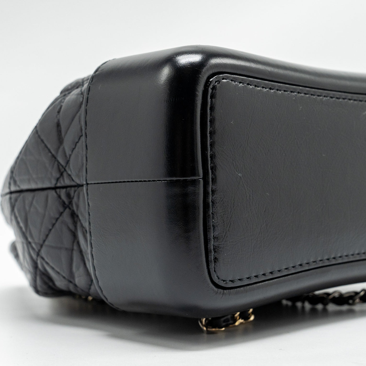 CHANEL SMALL GABRIELLE BACKPACK CALFSKIN BLACK MULTICOLOUR HARDWARE (MICROCHIP)