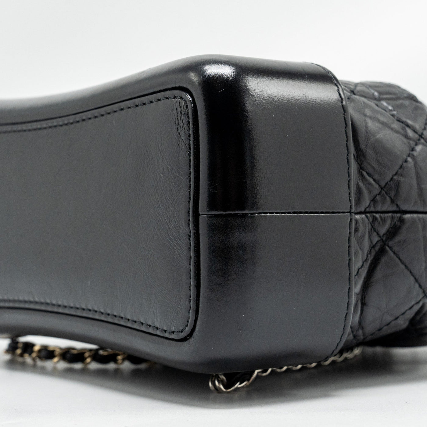 CHANEL SMALL GABRIELLE BACKPACK CALFSKIN BLACK MULTICOLOUR HARDWARE (MICROCHIP)