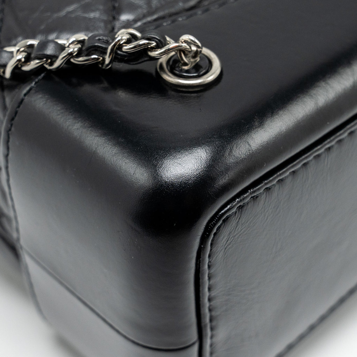 CHANEL SMALL GABRIELLE BACKPACK CALFSKIN BLACK MULTICOLOUR HARDWARE (MICROCHIP)