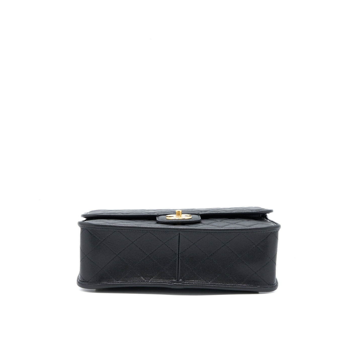 CHANEL 22K LARGE BACKPACK CAVIAR BLACK BRUSHED GHW (MICROCHIP)