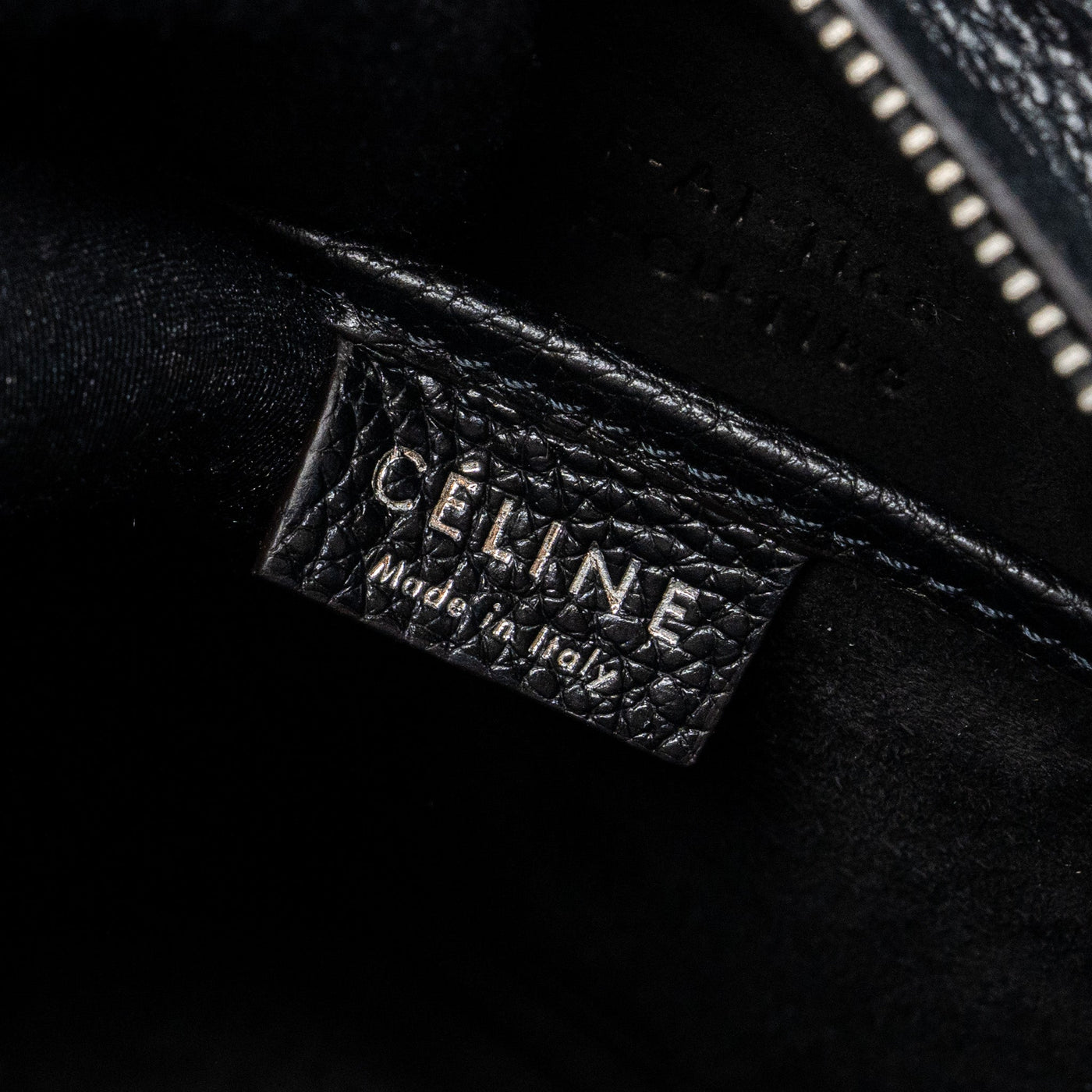 CELINE NANO LUGGAGE BAG CALFSKIN BLACK SHW