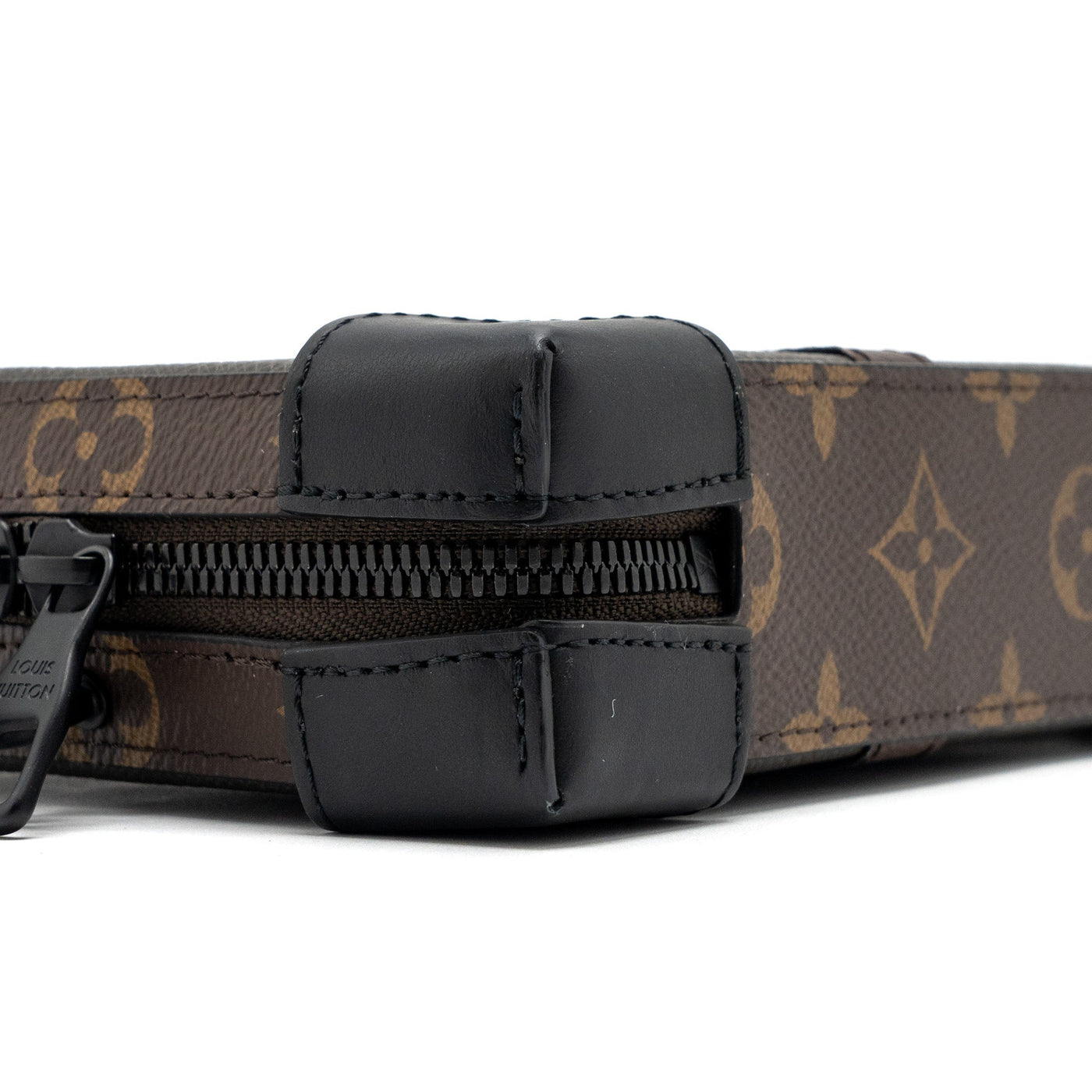 LOUIS VUITTON SOFT TRUNK WALLET TAIGA / MONOGRAM CANVAS KHAKI GREEN WITH BLACK HARDWARE