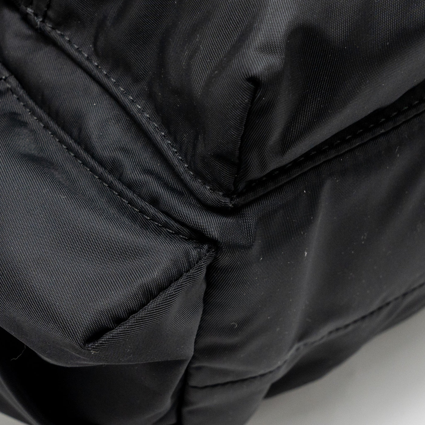 BURBERRY MEDIUM RUCKSACK BACKPACK NYLON BLACK/CARAMEL GHW