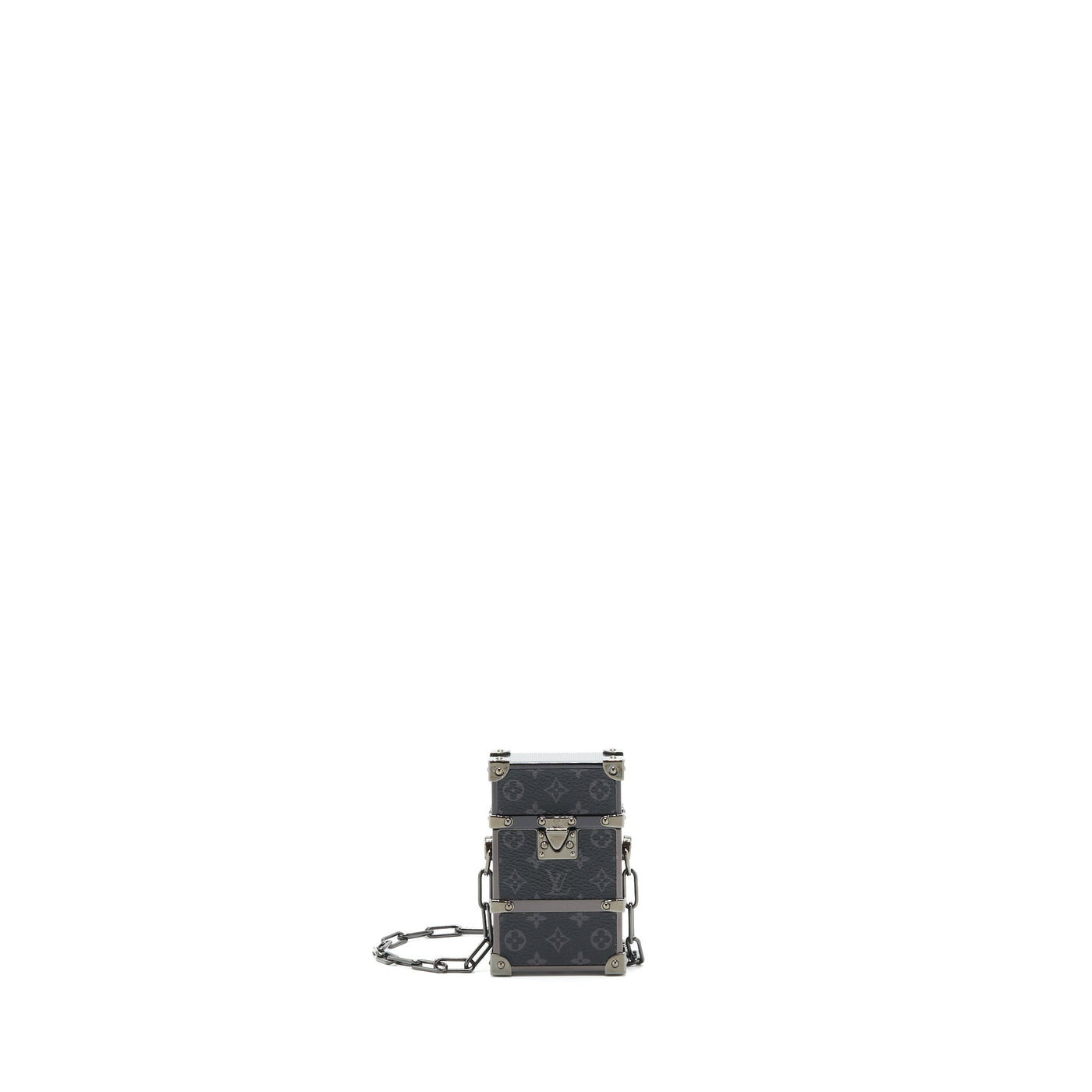 LOUIS VUITTON SUPER MINI TRUNK BOX WITH CHAIN