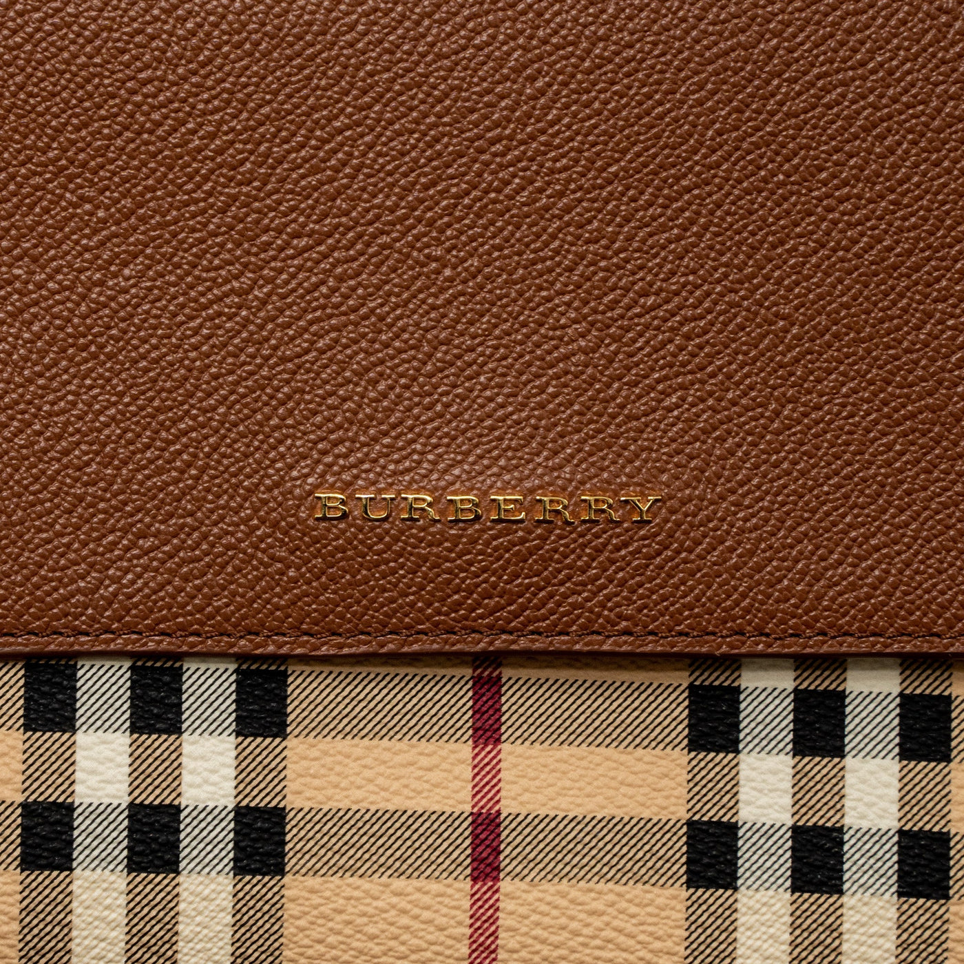 BURBERRY FLAP MESSENGER CROSSBODY BAG CALFSKIN BROWN/MULTICOLOUR GHW