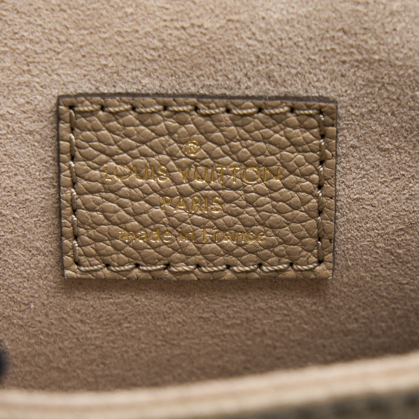 LOUIS VUITTON TINY BACKPACK MONOGRAM EMPREINTE TOURTERELLE BEIGE/ CREAM GHW