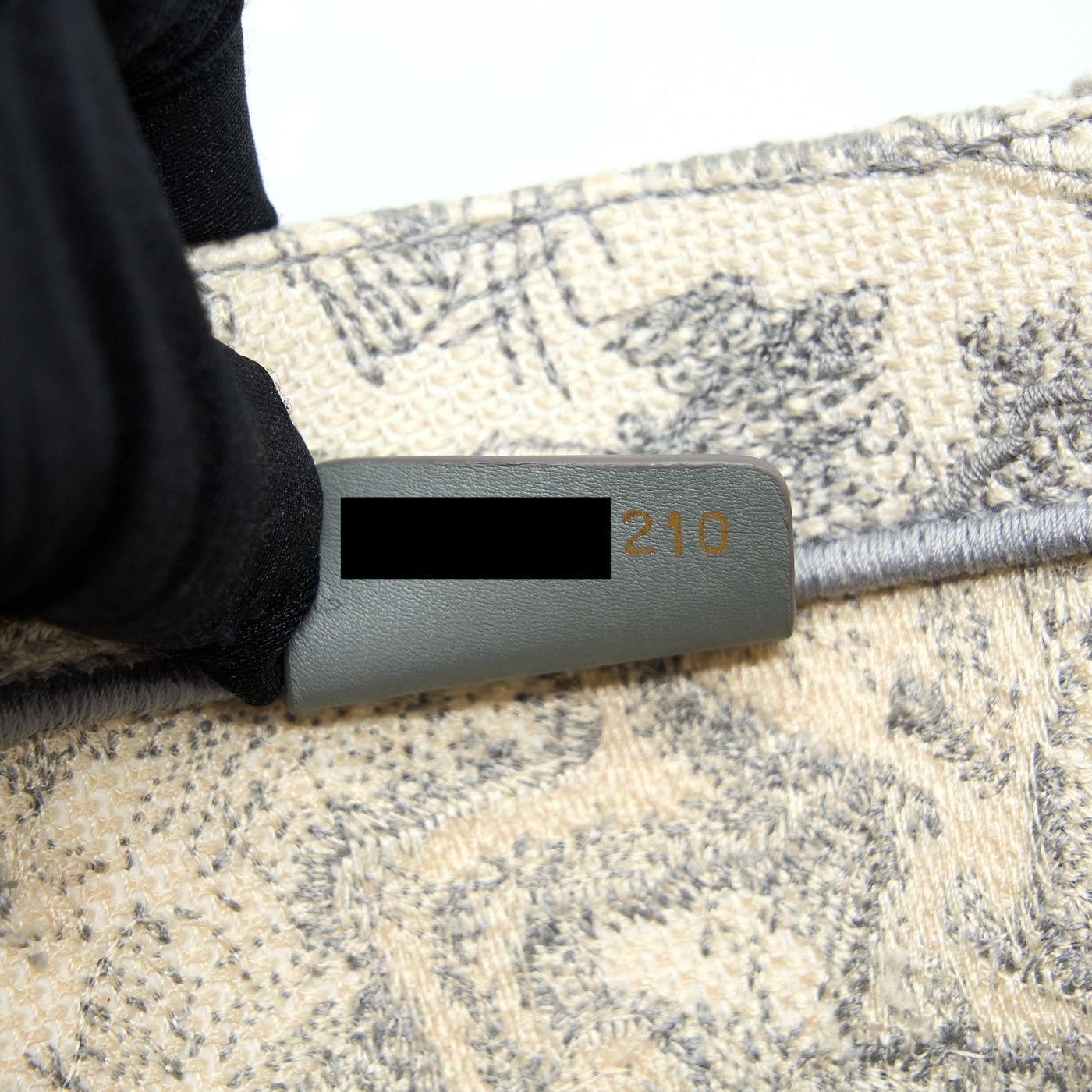 DIOR MEDIUM DIOR BOOK TOTE GREY TOILE DE JOUY EMBROIDERY