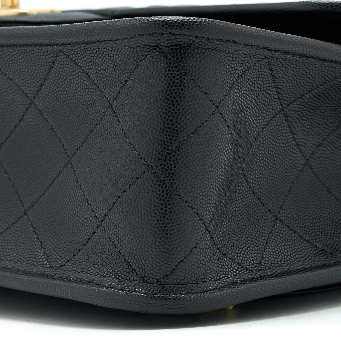 CHANEL 22K LARGE BACKPACK CAVIAR BLACK BRUSHED GHW (MICROCHIP)