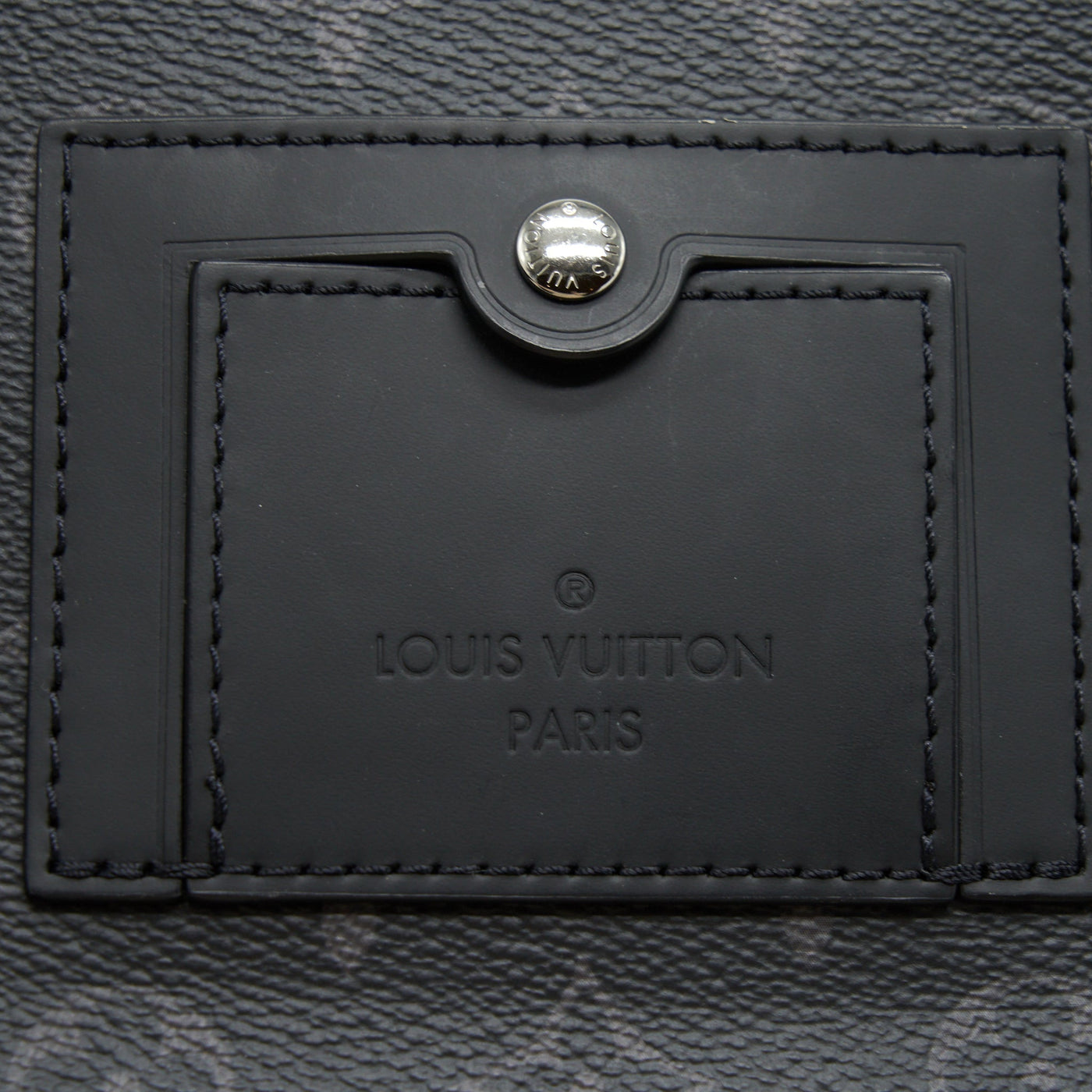 LOUIS VUITTON ECLIPSE VOYAGER MESSENGER BAG MONOGRAM CANVAS BLACK YEAR 2020