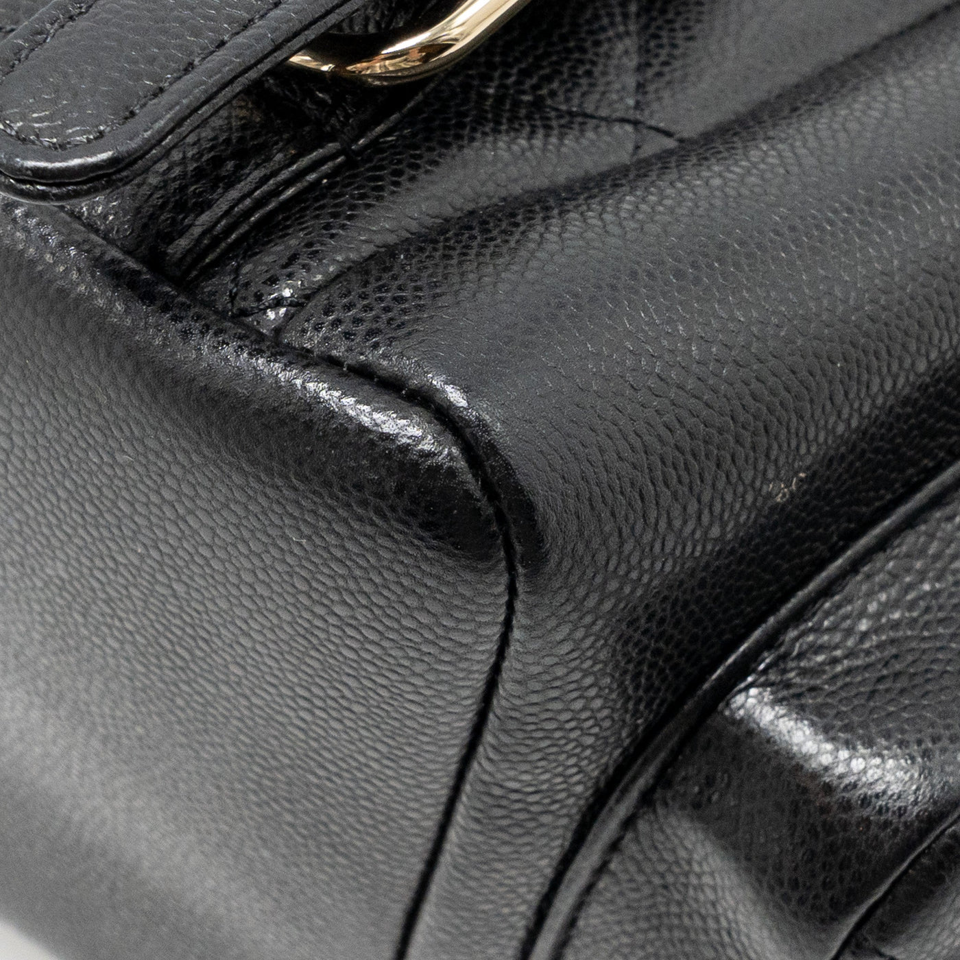 CHANEL TRIPLE POCKET BACKPACK CAVIAR BLACK LGHW (MICROCHIP)