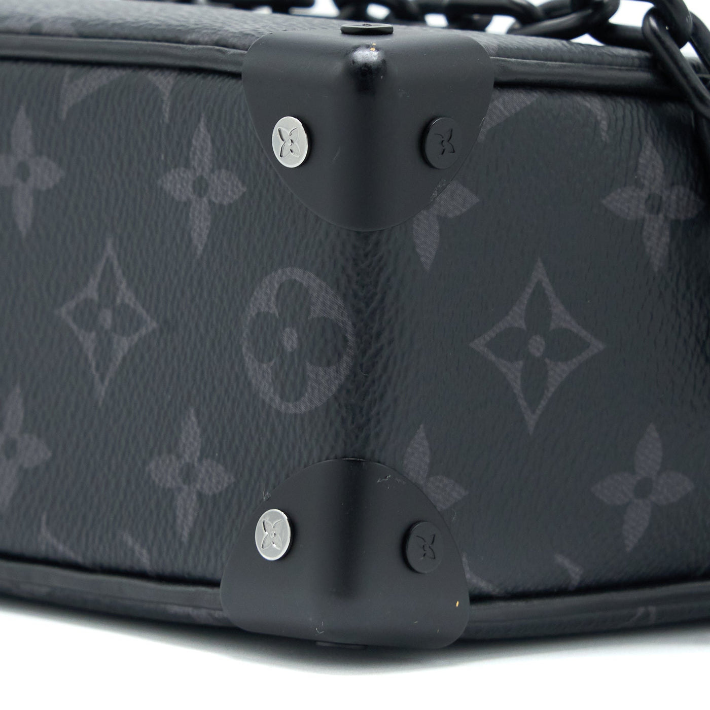 LOUIS VUITTON MINI SOFT TRUNK MONOGRAM ECLIPSE CANVAS BLACK HARDWARE