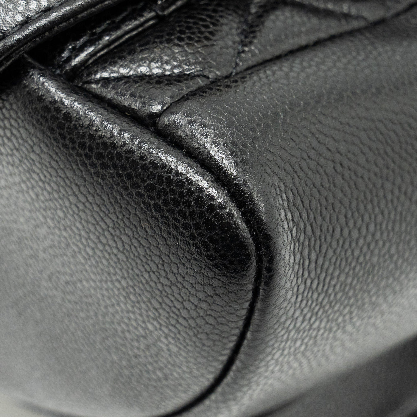 CHANEL 24A MINI DUMA BACKPACK GRAINED CALFSKIN BLACK LGHW (MICROCHIP)