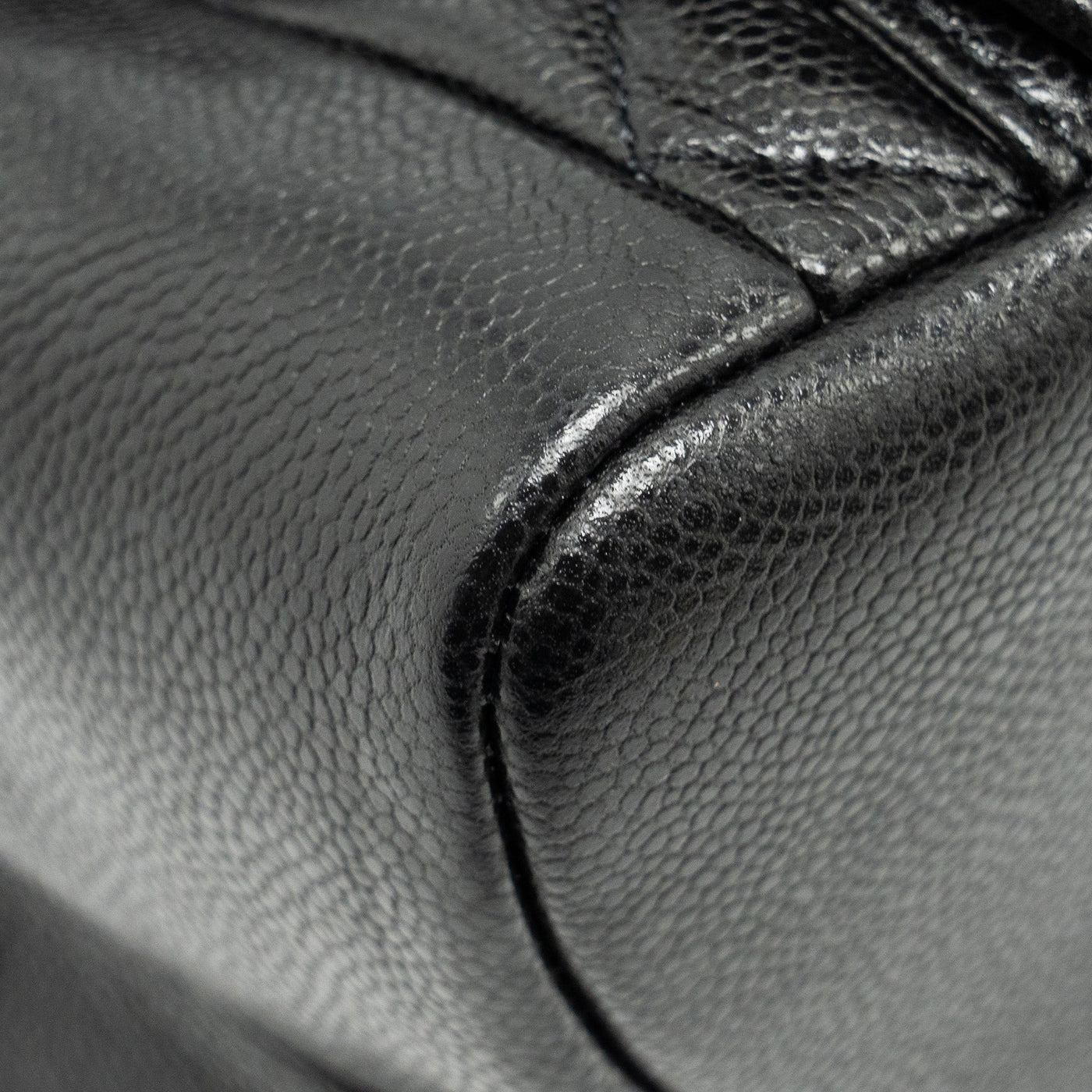 CHANEL 24A MINI DUMA BACKPACK GRAINED CALFSKIN BLACK LGHW (MICROCHIP)