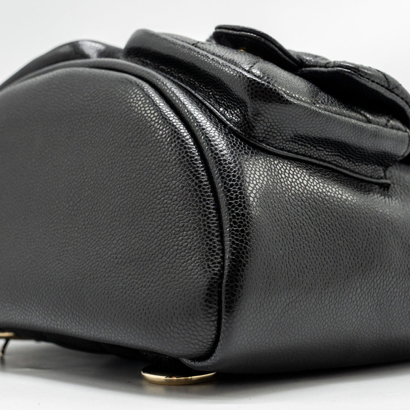 CHANEL TRIPLE PACK BACKPACK CAVIAR BLACK LGHW (MICROCHIP)
