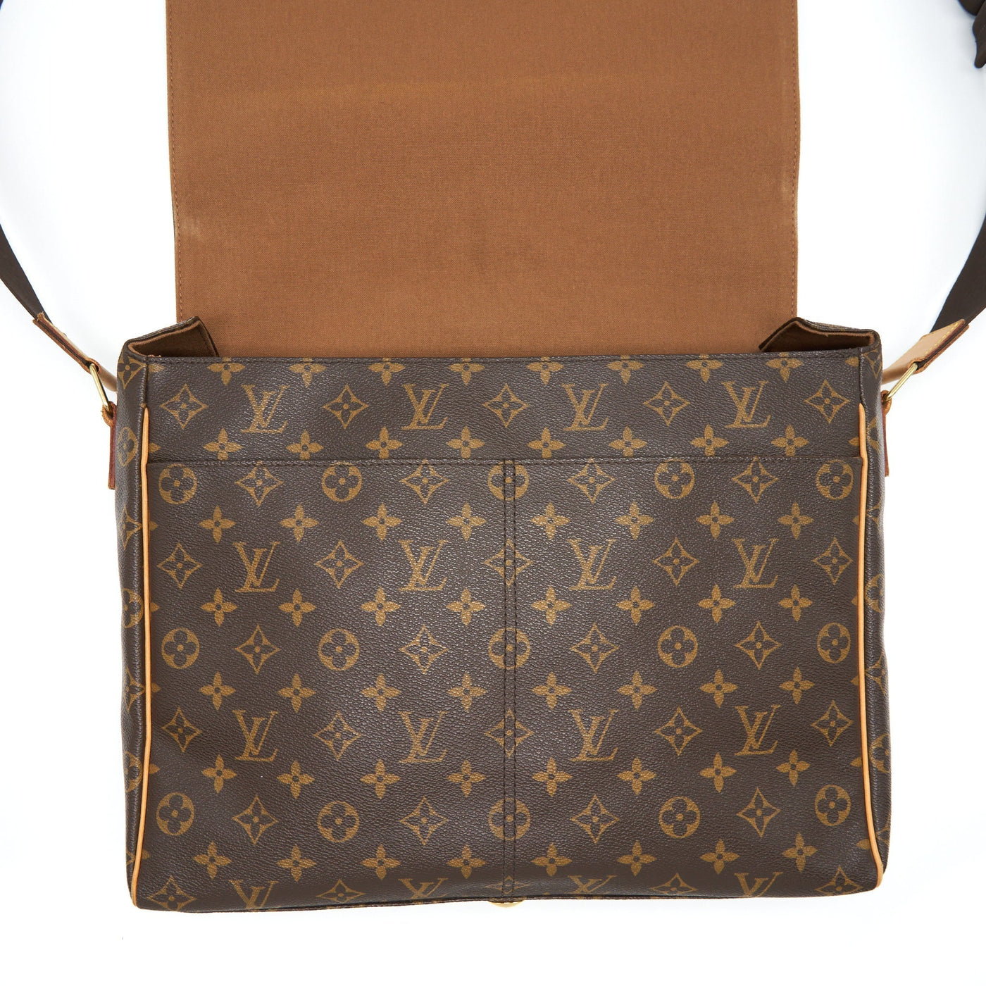LOUIS VUITTON MESSENGER CROSSBODY BAG MONOGRAM CANVAS GHW