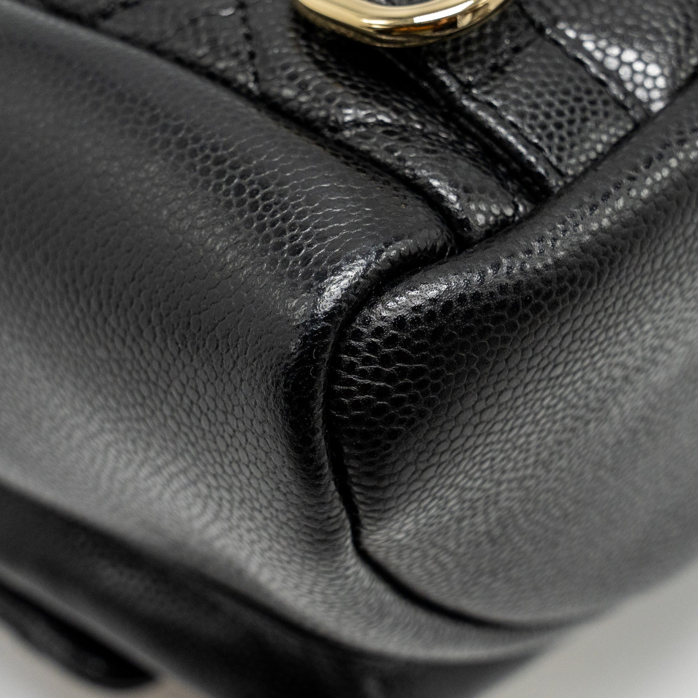 CHANEL TRIPLE PACK BACKPACK CAVIAR BLACK LGHW (MICROCHIP)