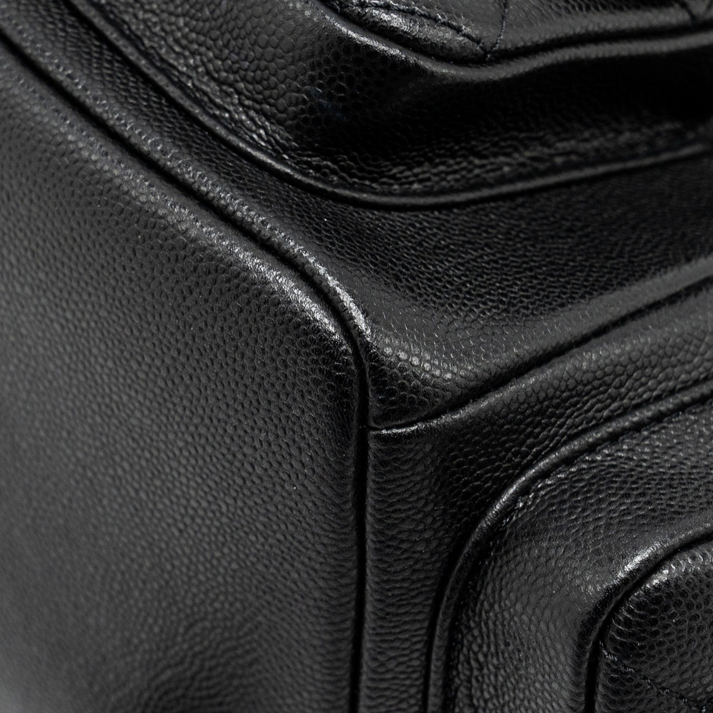 CHANEL TRIPLE POCKET BACKPACK CAVIAR BLACK LGHW (MICROCHIP)