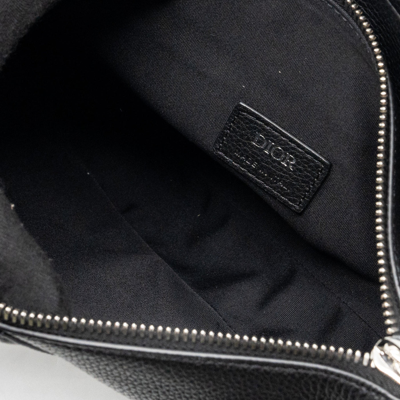 DIOR HOMME SADDLE BAG CALFSKIN BLACK SHW