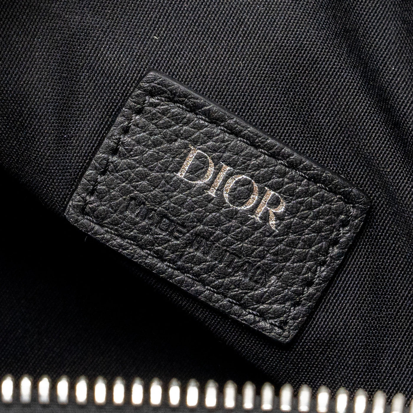 DIOR HOMME SADDLE BAG CALFSKIN BLACK SHW