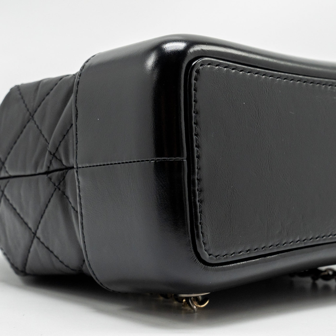 CHANEL SMALL GABRIELLE BACKPACK CALFSKIN BLACK MULTICOLOUR HARDWARE (MICROCHIP)