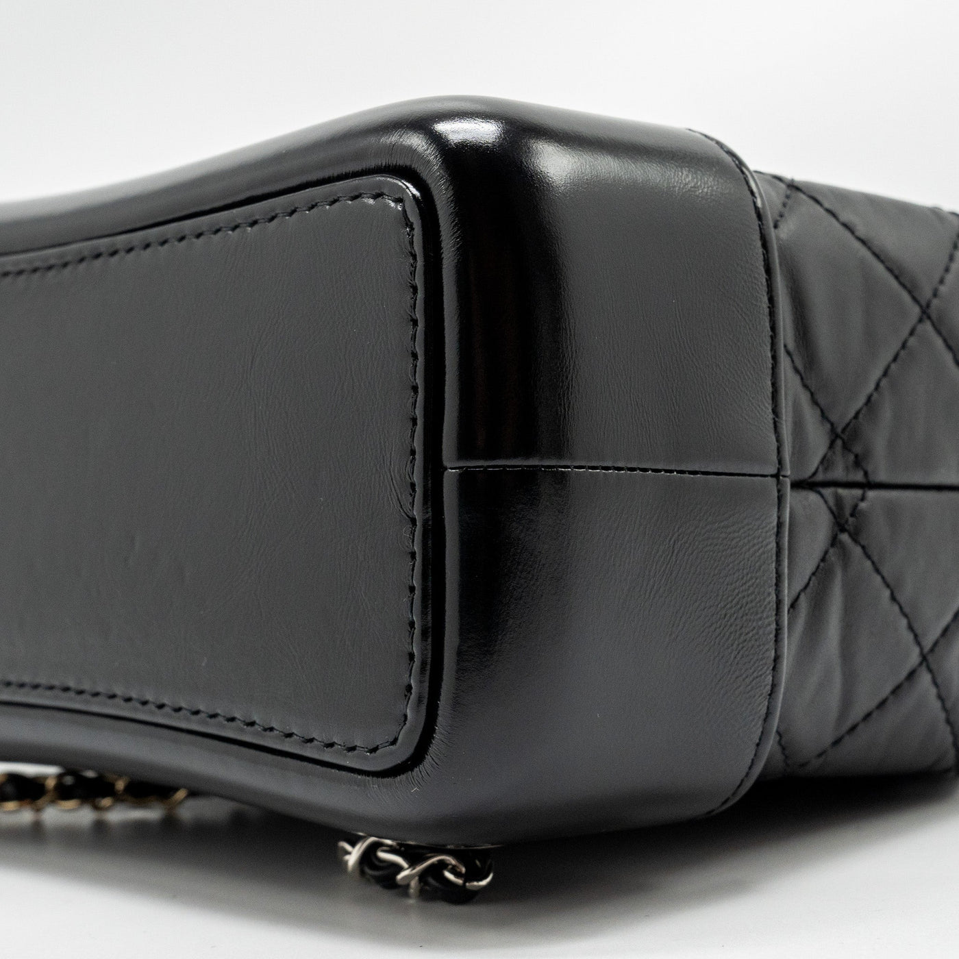 CHANEL SMALL GABRIELLE BACKPACK CALFSKIN BLACK MULTICOLOUR HARDWARE (MICROCHIP)