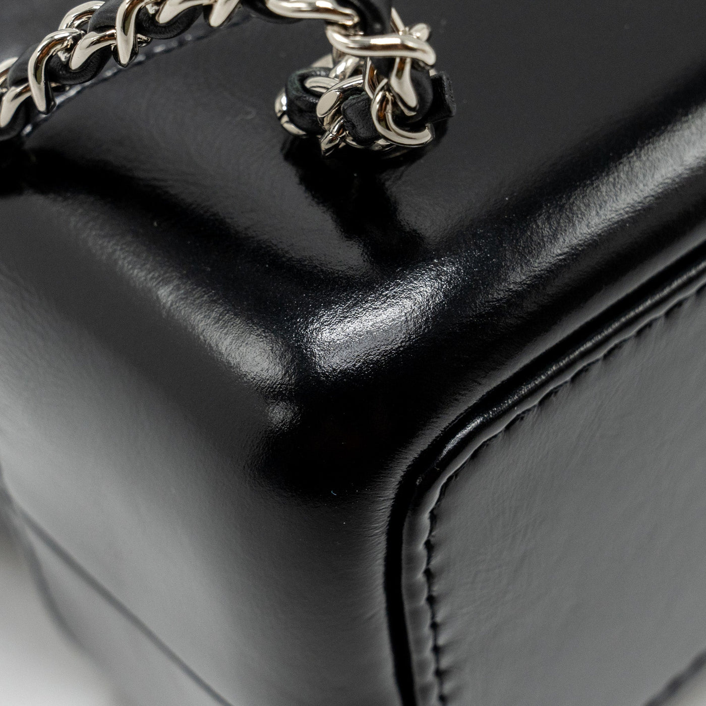 CHANEL SMALL GABRIELLE BACKPACK CALFSKIN BLACK MULTICOLOUR HARDWARE (MICROCHIP)