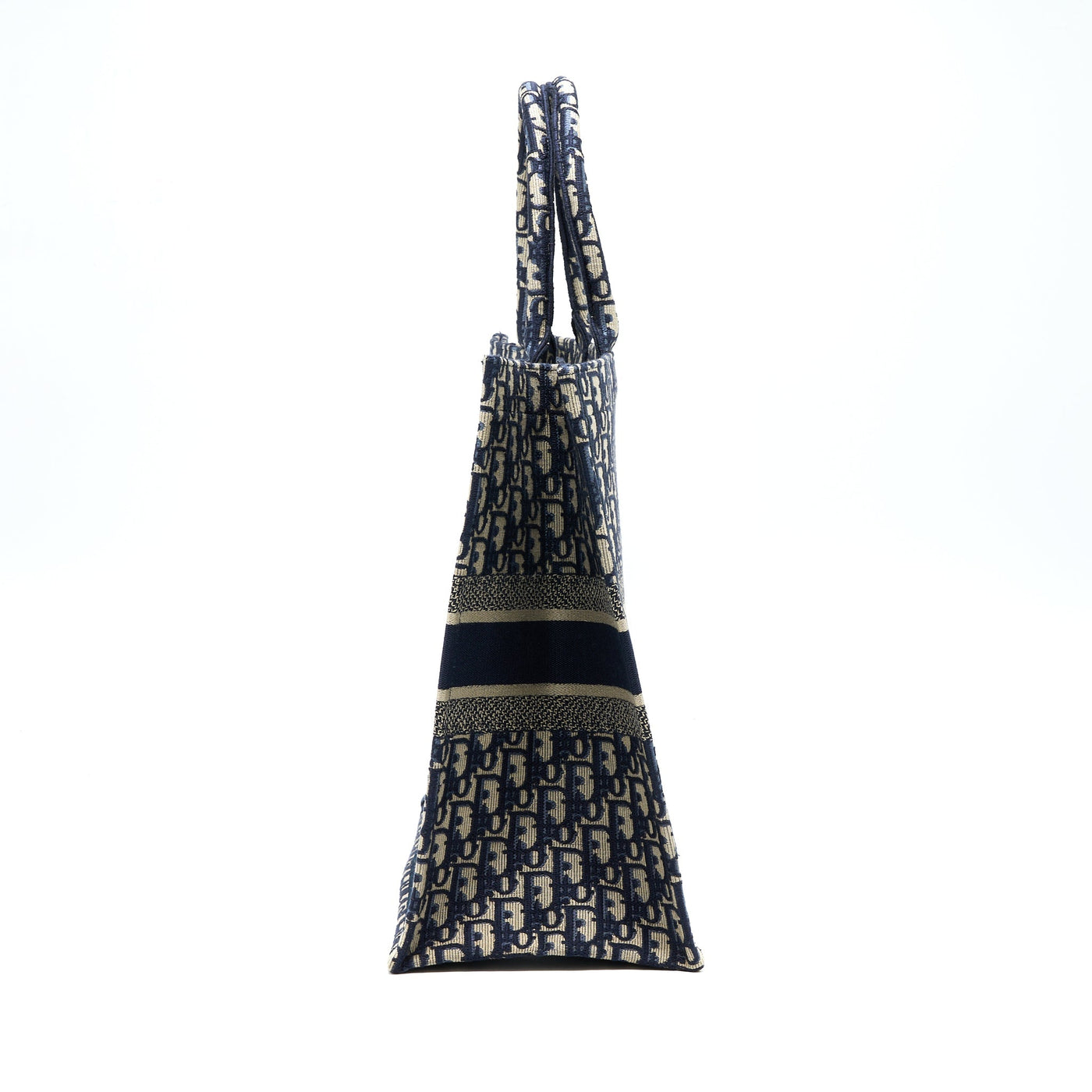 DIOR LARGE BOOK TOTE BLUE OBLIQUE JACQUARD