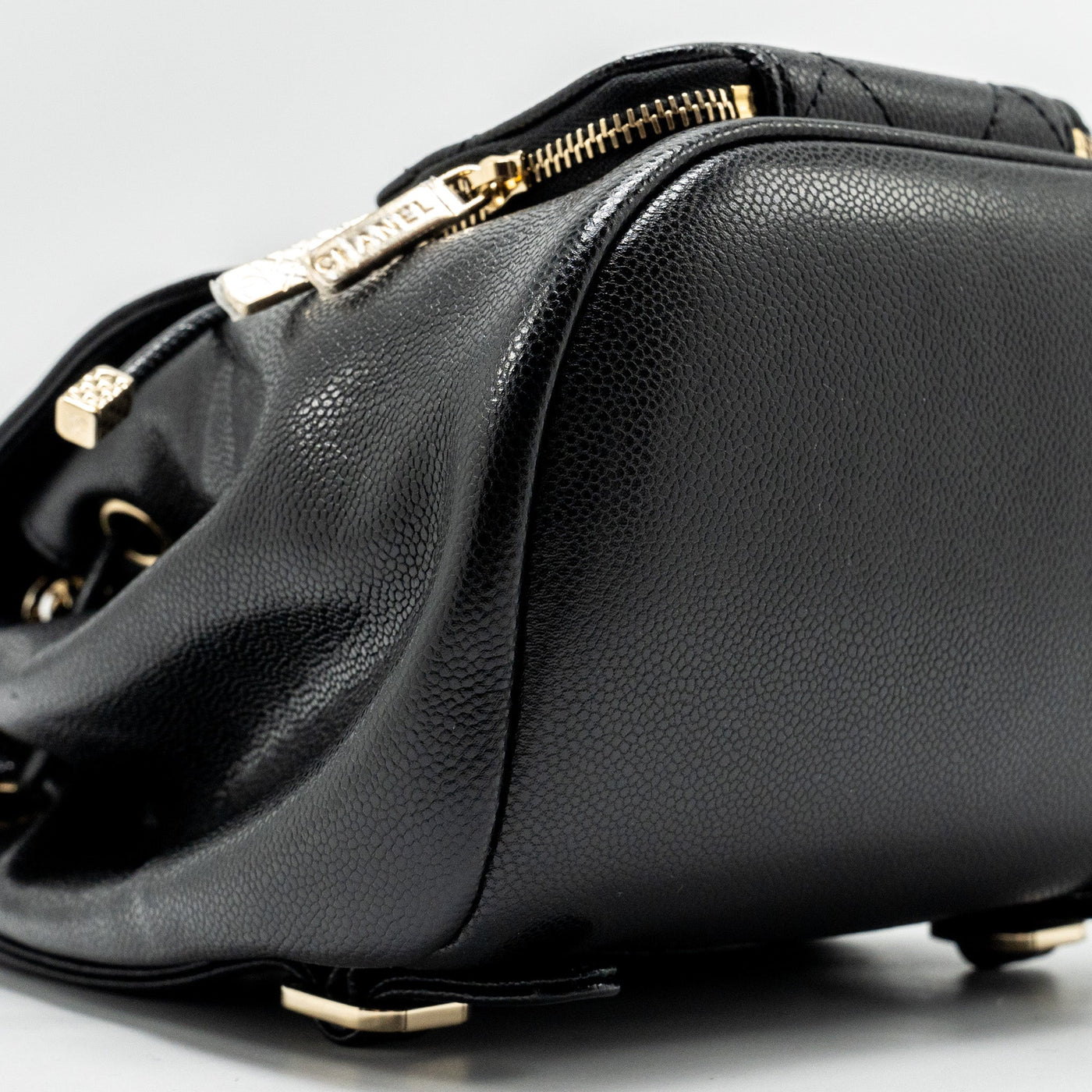 CHANEL AFFINITY BACKPACK CAVIAR BLACK LGHW (MICROCHIP)
