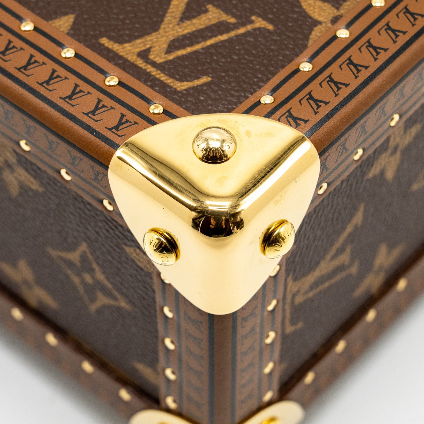LOUIS VUITTON CAMERA BOX TRUNK MONOGRAM CANVAS/LEATHER GHW