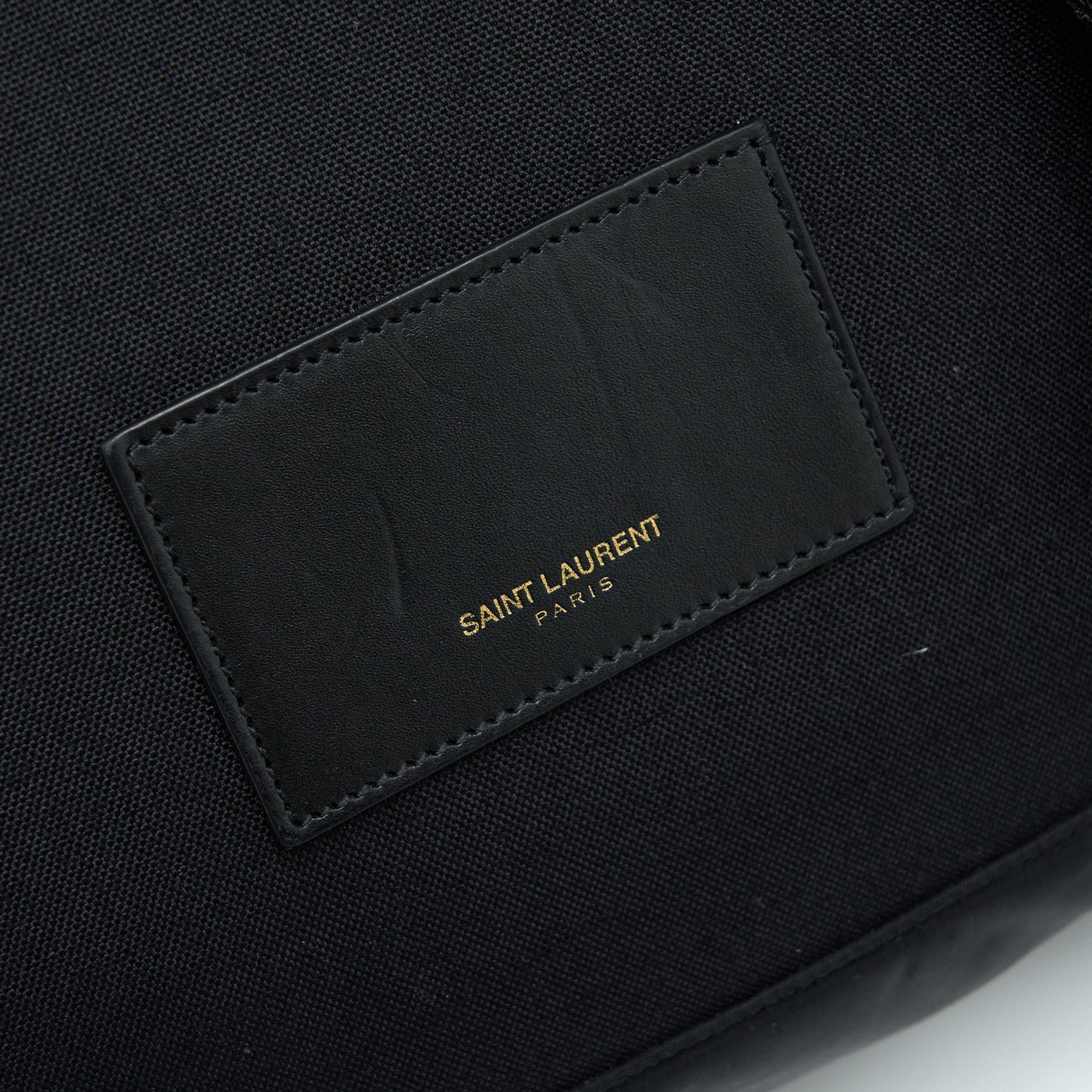 SAINT LAURENT/YSL CITY BACKPACK NYLON BLACK SHW