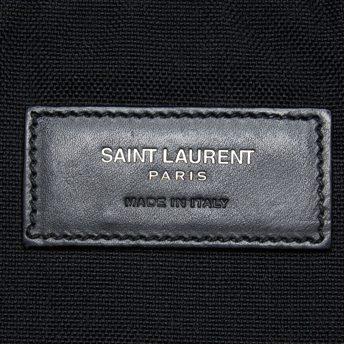 SAINT LAURENT/YSL CITY BACKPACK NYLON BLACK SHW