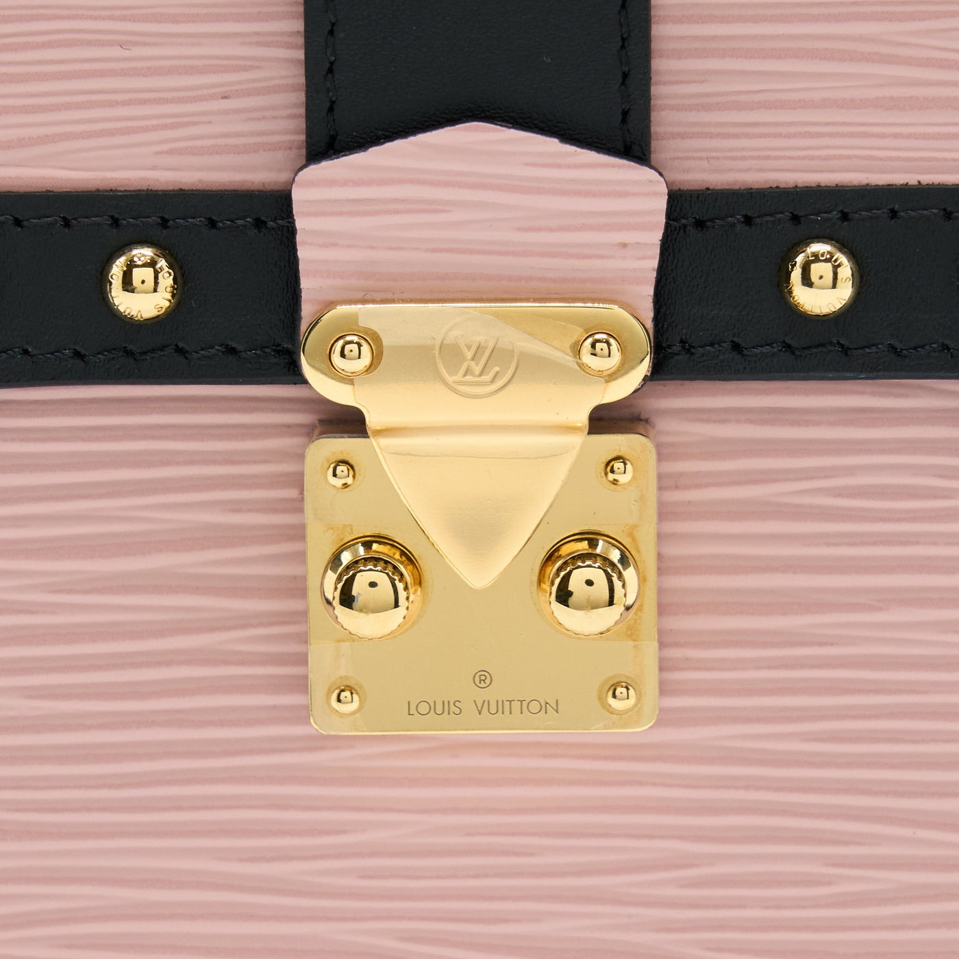 LOUIS VUITTON VERTICAL TRUNK POCHETTE EPI PINK GHW